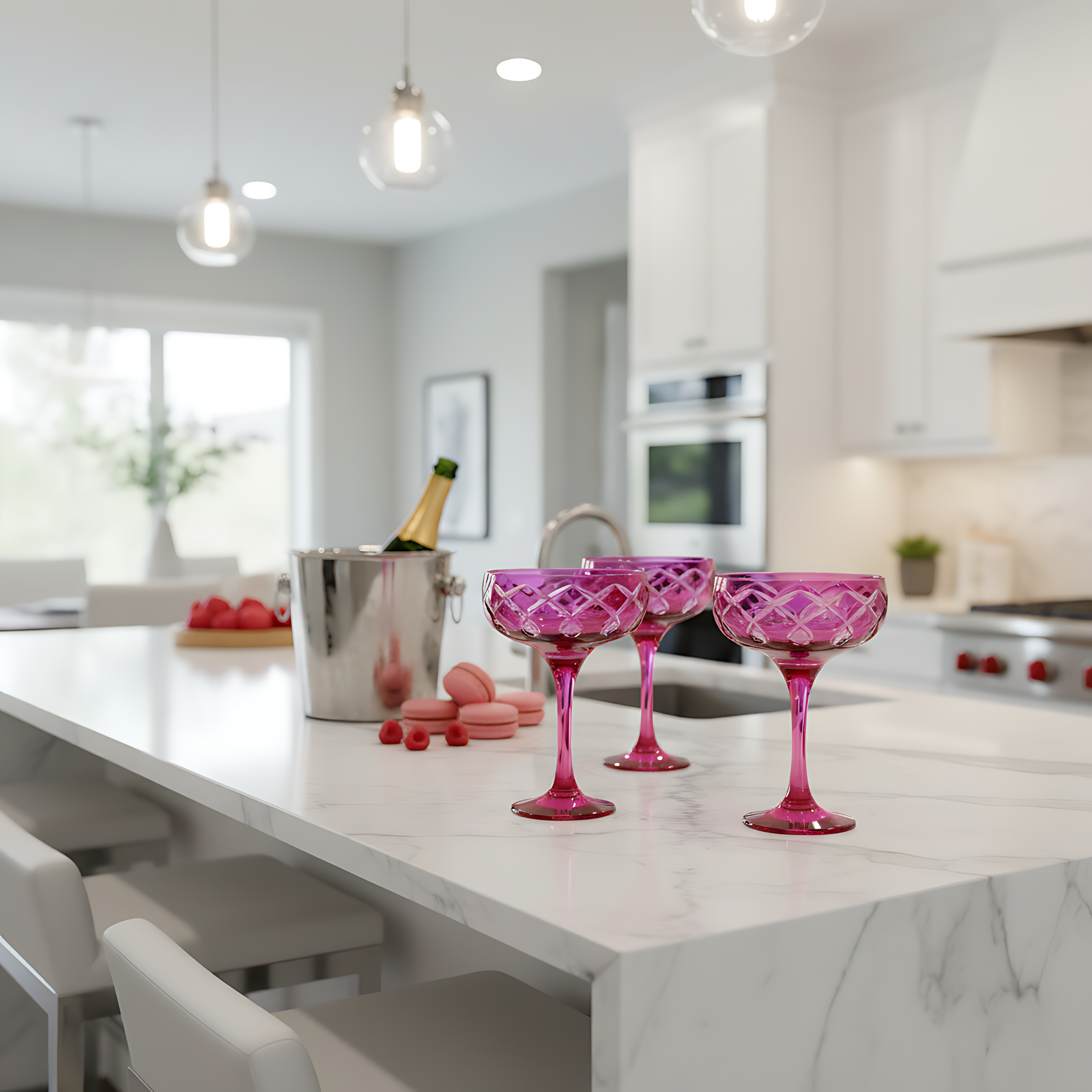 Heritage Kup Ayaklı Bardak - Margerie Crystal