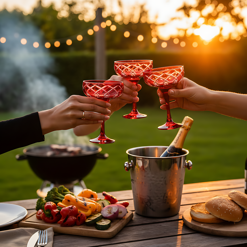 Heritage Kup Ayaklı Bardak - Margerie Crystal