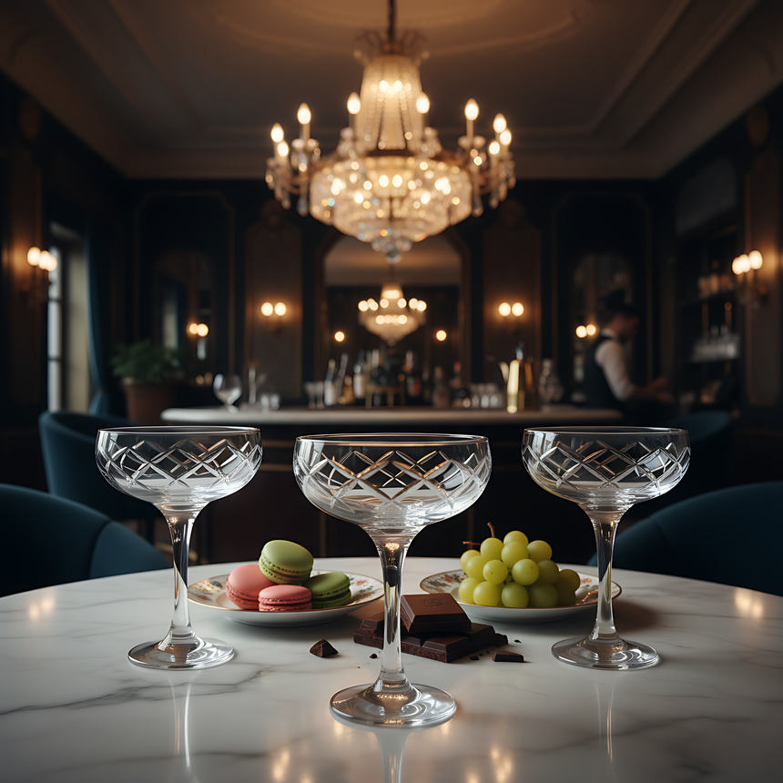 Heritage Kup Ayaklı Bardak - Margerie Crystal