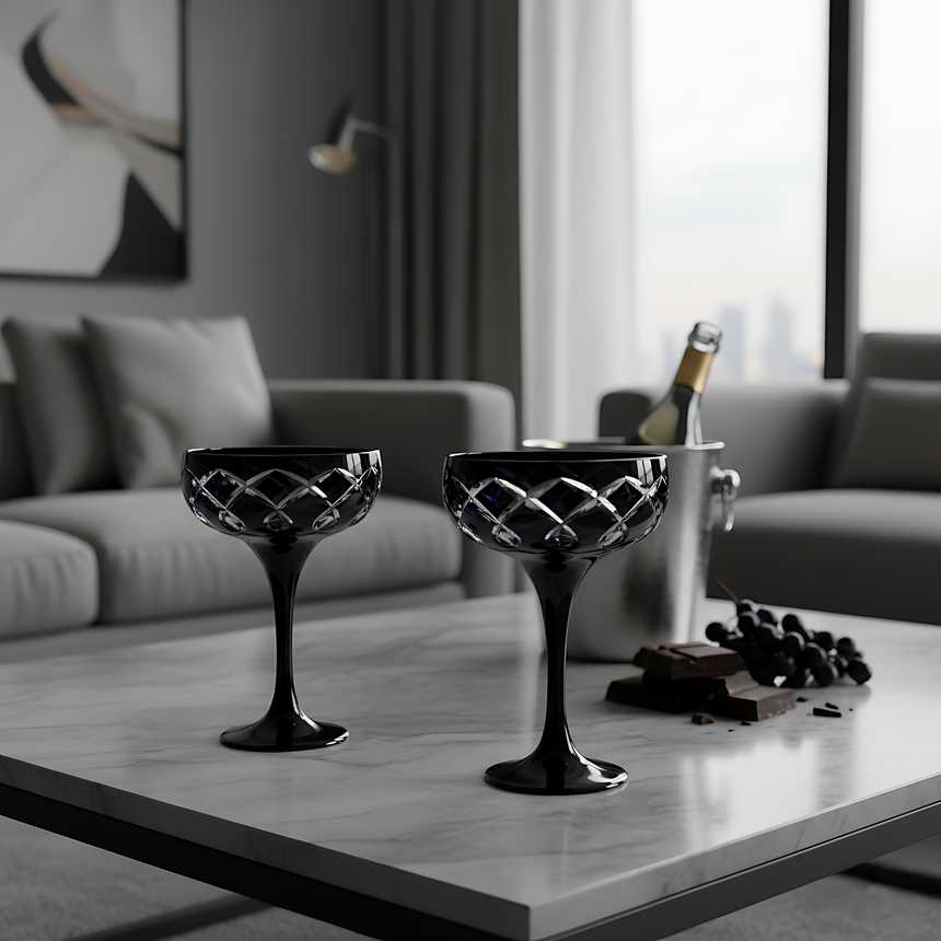 Heritage Kup Ayaklı Bardak - Margerie Crystal