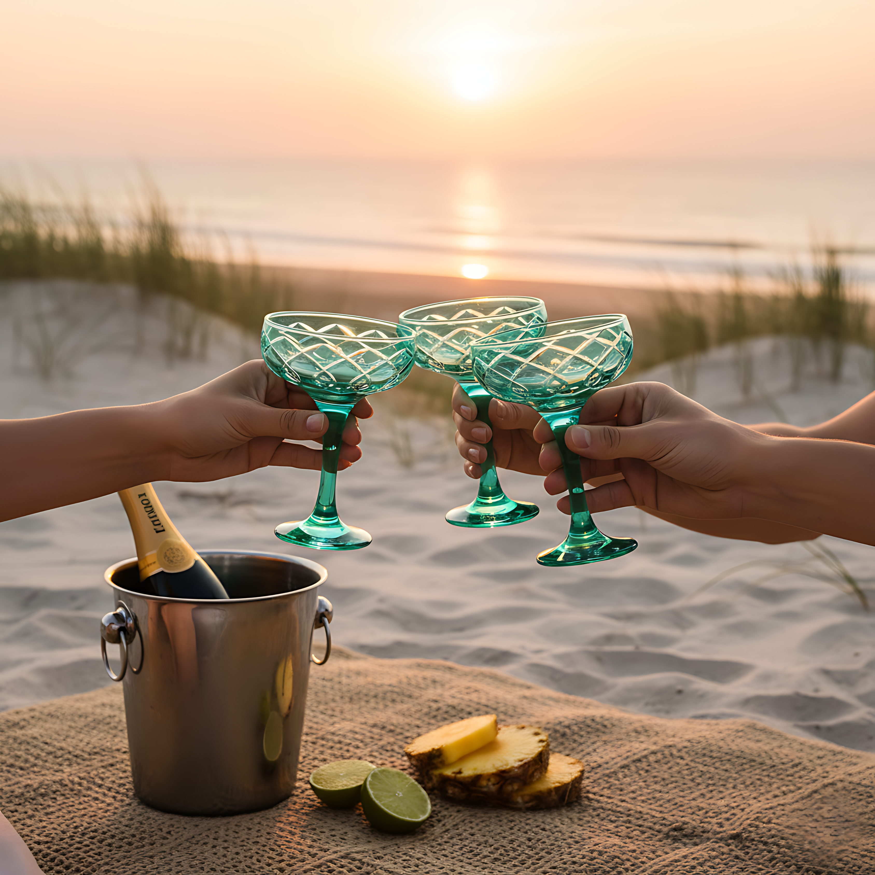 Heritage Kup Ayaklı Bardak - Margerie Crystal