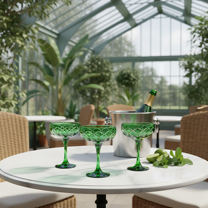 Heritage Kup Ayaklı Bardak - Margerie Crystal