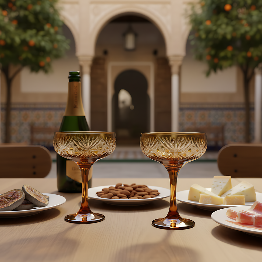 Éclat Kup Ayaklı Bardak - Margerie Crystal