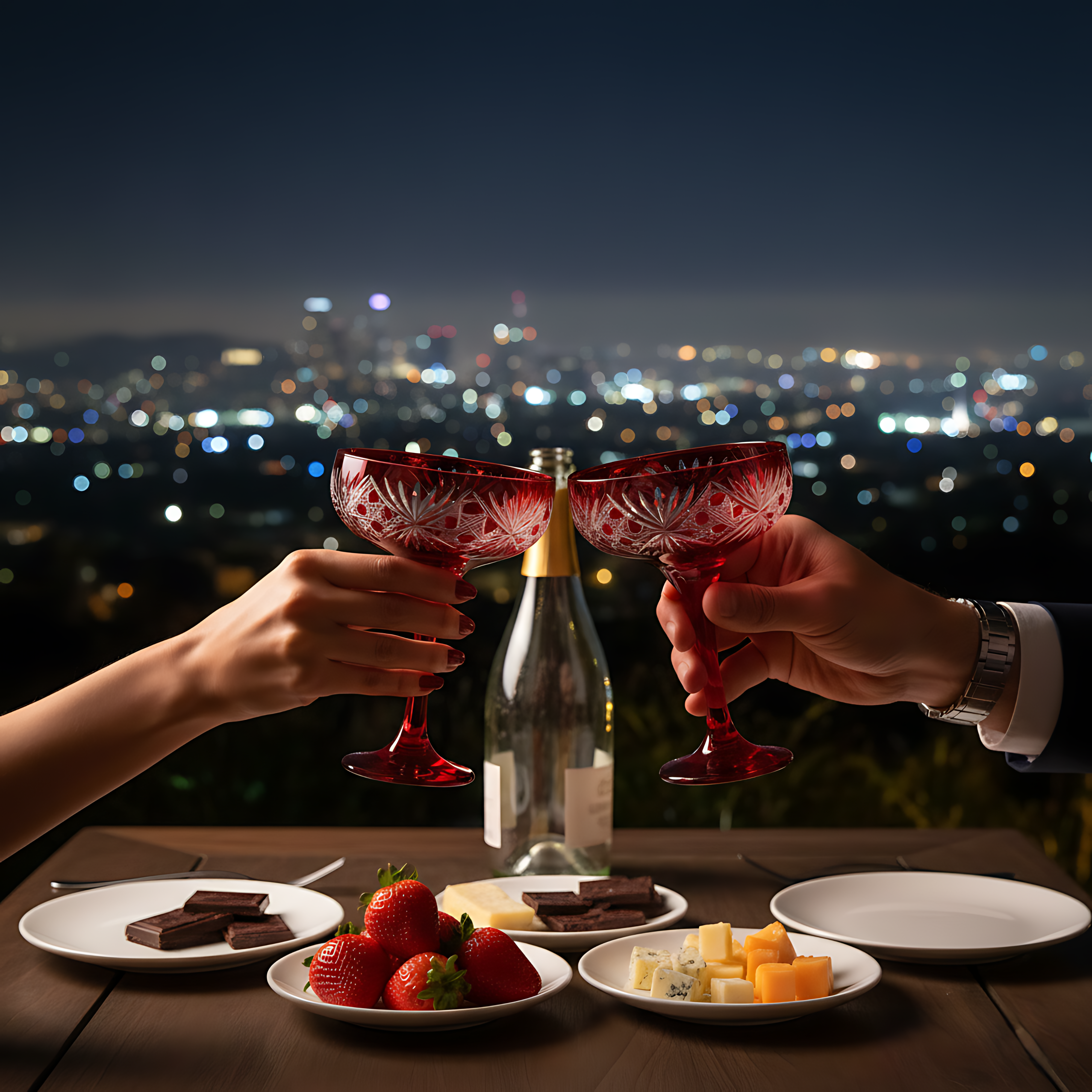 Éclat Kup Ayaklı Bardak - Margerie Crystal