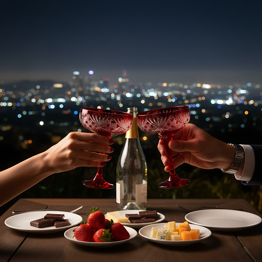 Éclat Kup Ayaklı Bardak - Margerie Crystal