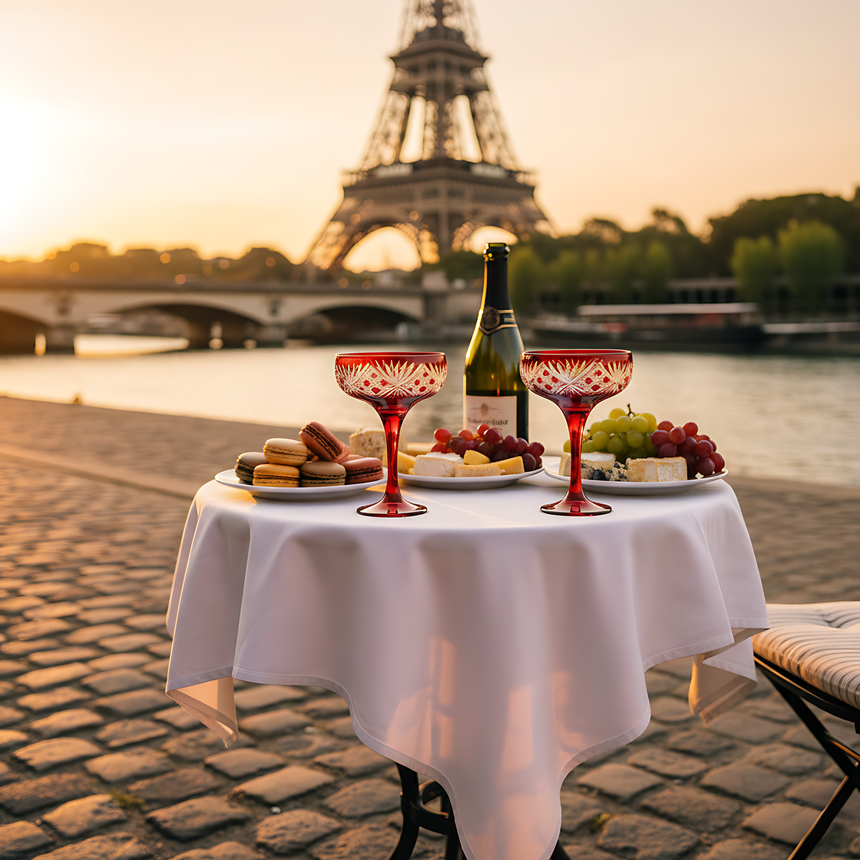 Éclat Kup Ayaklı Bardak - Margerie Crystal