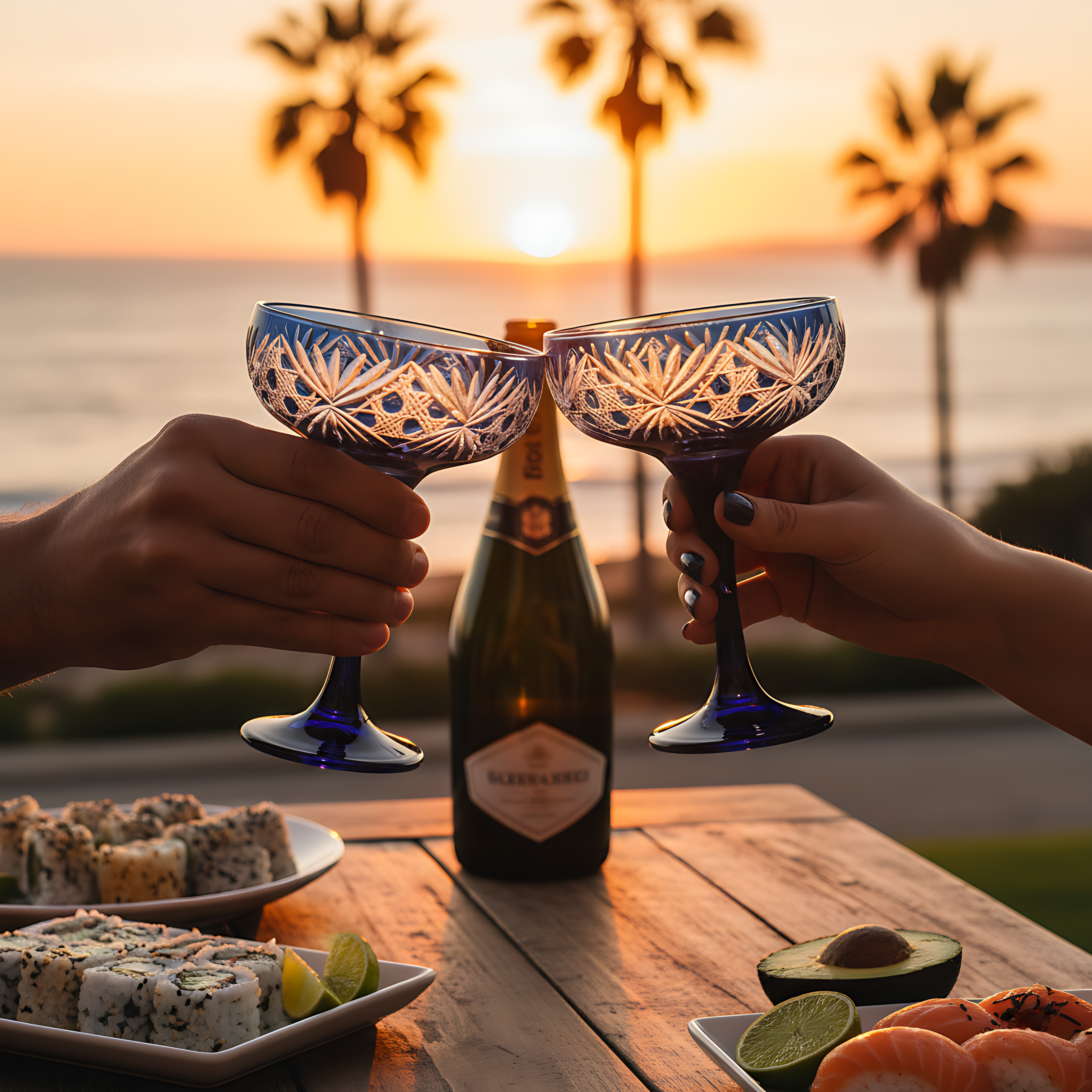 Éclat Kup Ayaklı Bardak - Margerie Crystal