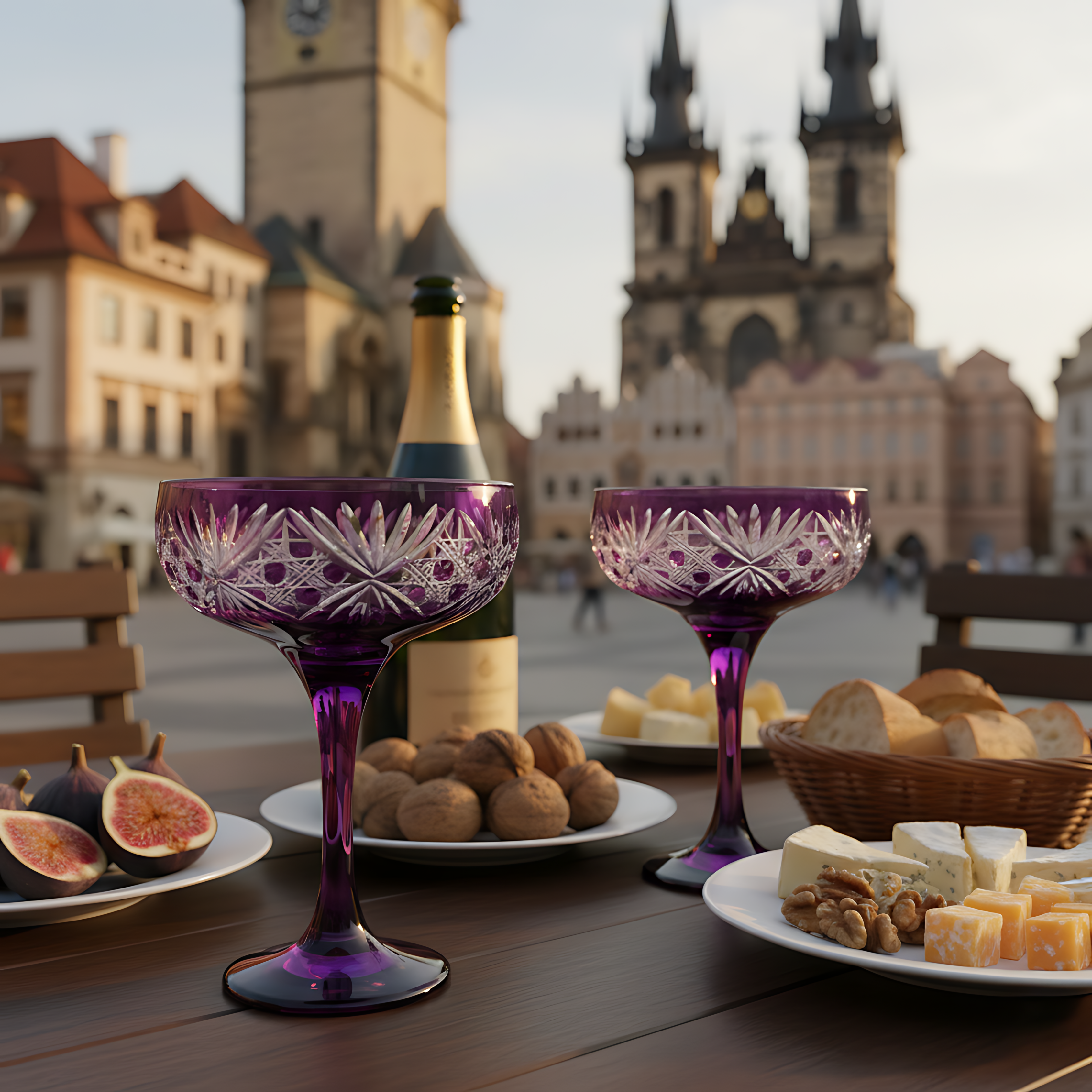 Éclat Kup Ayaklı Bardak - Margerie Crystal