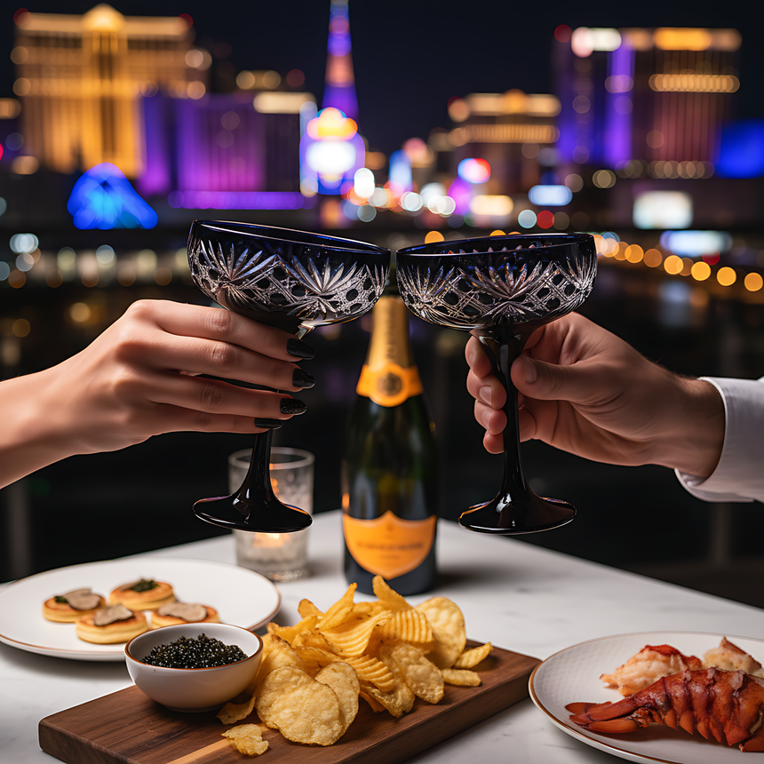 Éclat Kup Ayaklı Bardak - Margerie Crystal