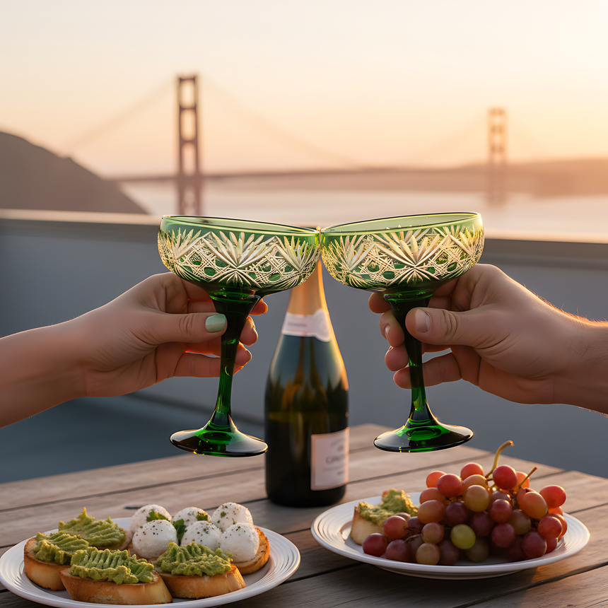 Éclat Kup Ayaklı Bardak - Margerie Crystal