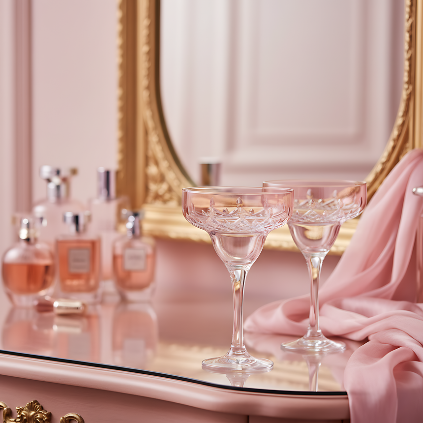 Aria Kup Ayaklı Kadeh - Margerie Crystal