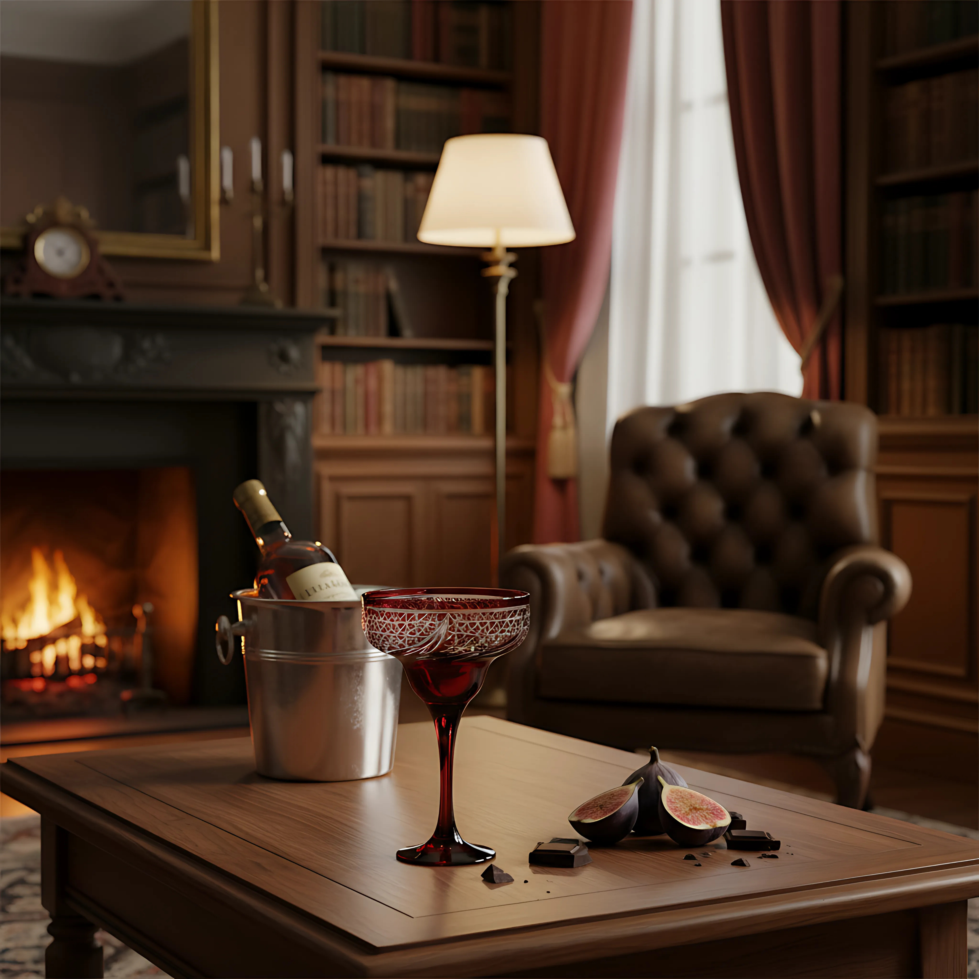 Aurora Kup Ayaklı Kadeh - Margerie Crystal