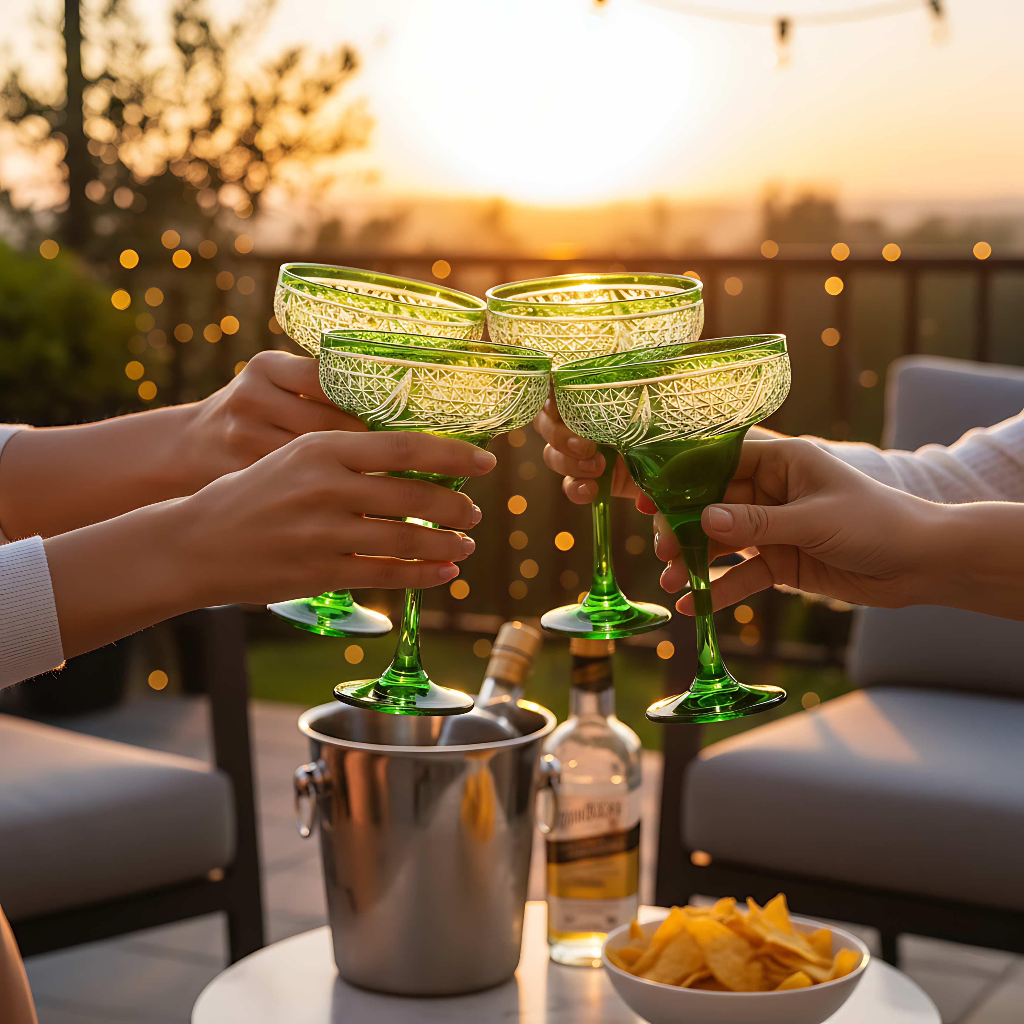 Aurora Kup Ayaklı Kadeh - Margerie Crystal