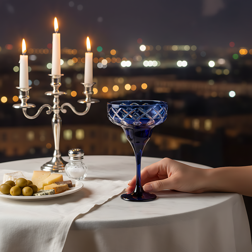 Heritage Kup Ayaklı Kadeh - Margerie Crystal