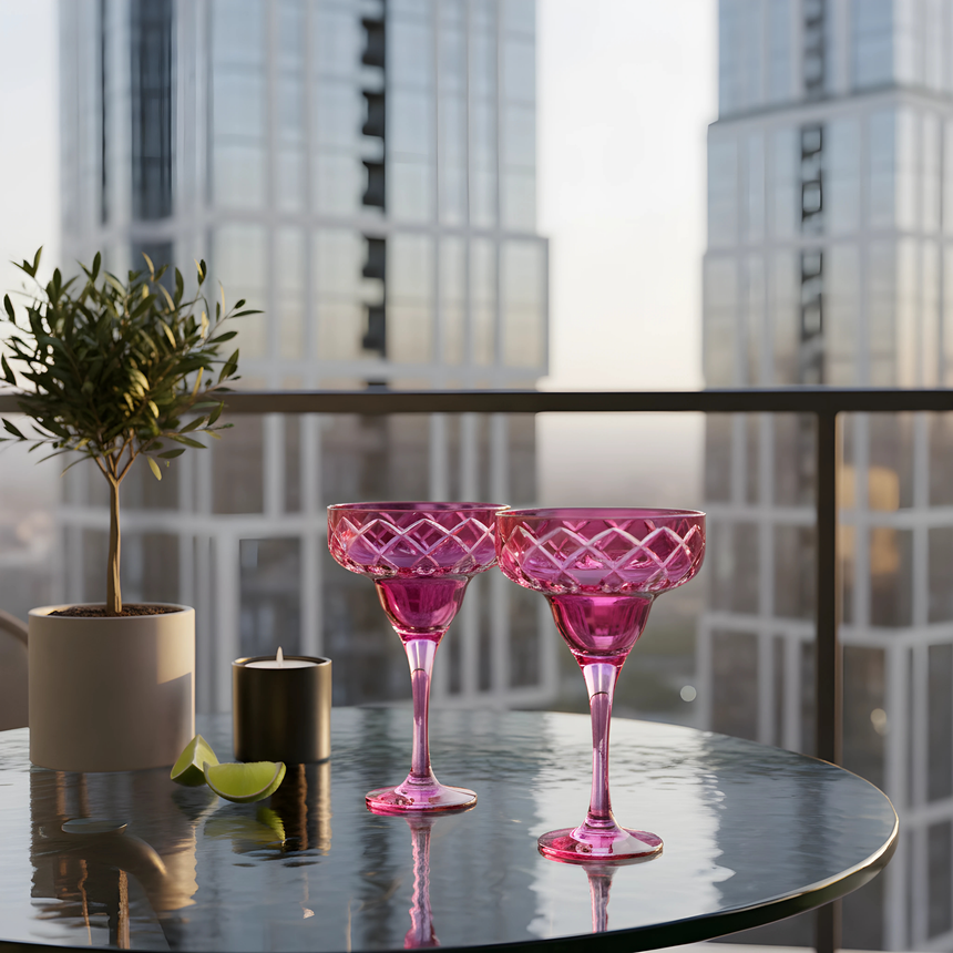 Heritage Kup Ayaklı Kadeh - Margerie Crystal