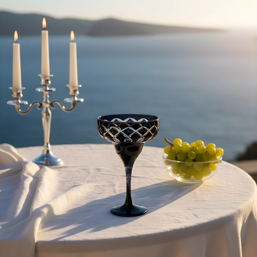 Heritage Kup Ayaklı Kadeh - Margerie Crystal