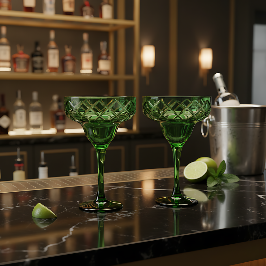 Heritage Kup Ayaklı Kadeh - Margerie Crystal