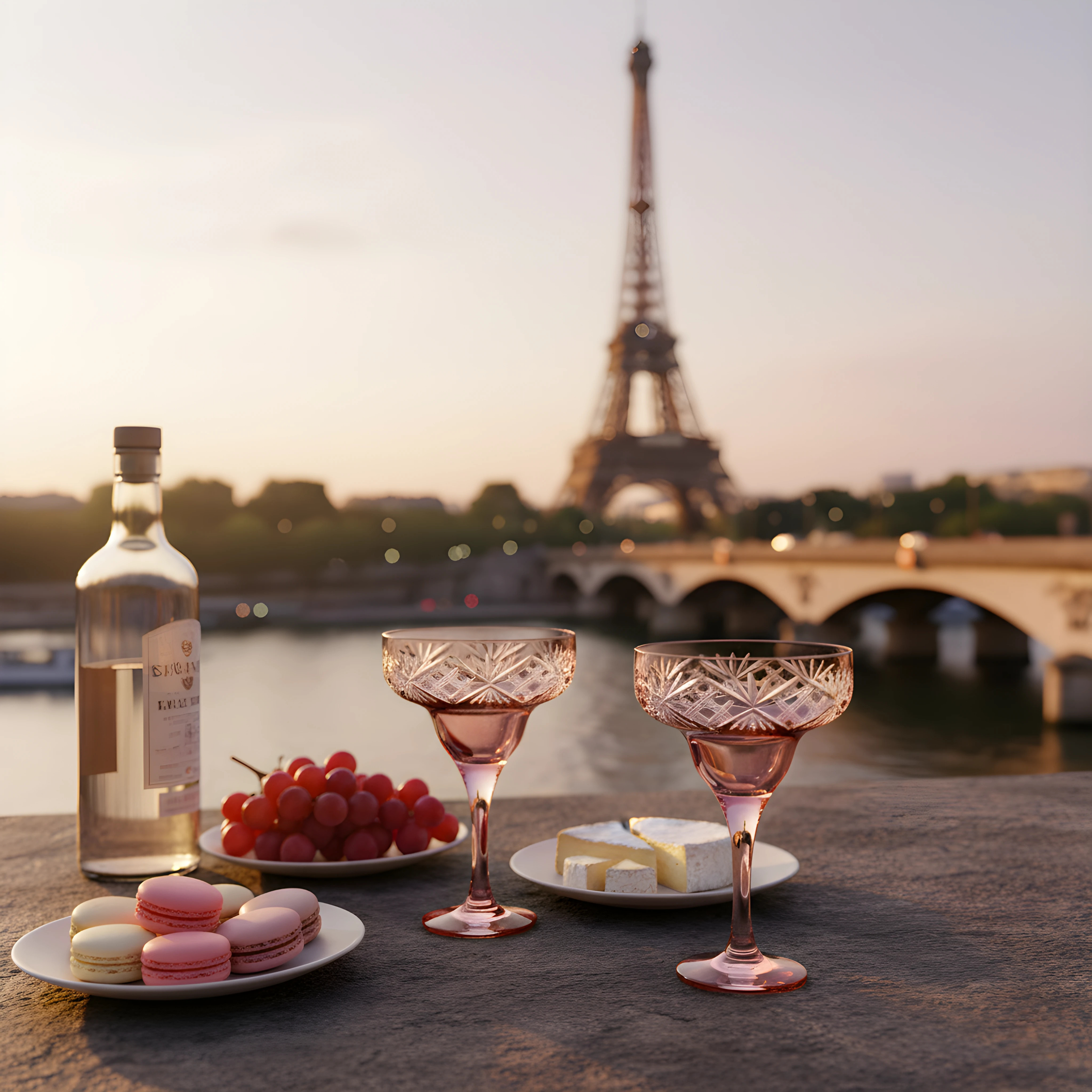 Éclat Kup Ayaklı Kadeh - Margerie Crystal