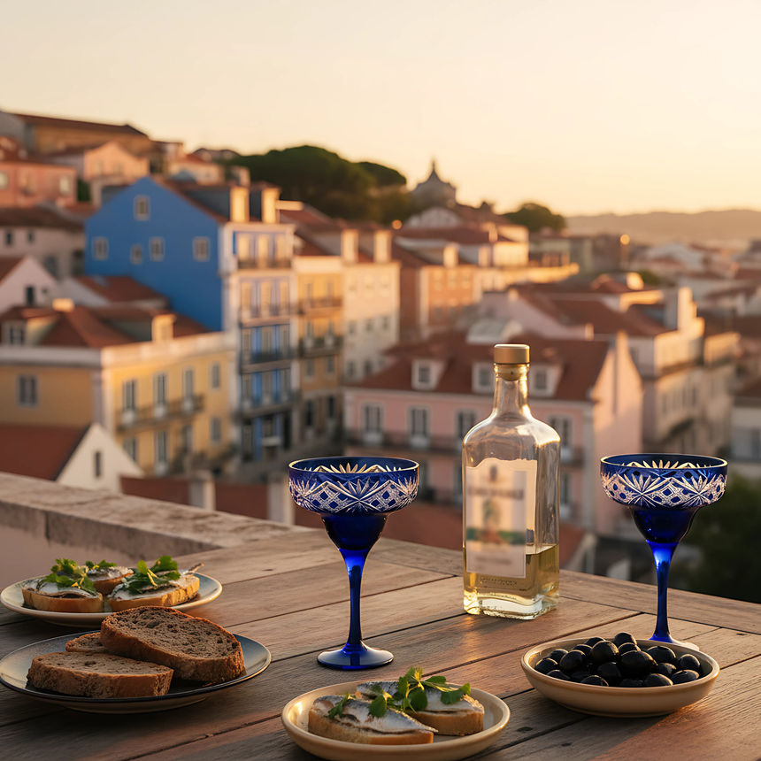 Éclat Kup Ayaklı Kadeh - Margerie Crystal