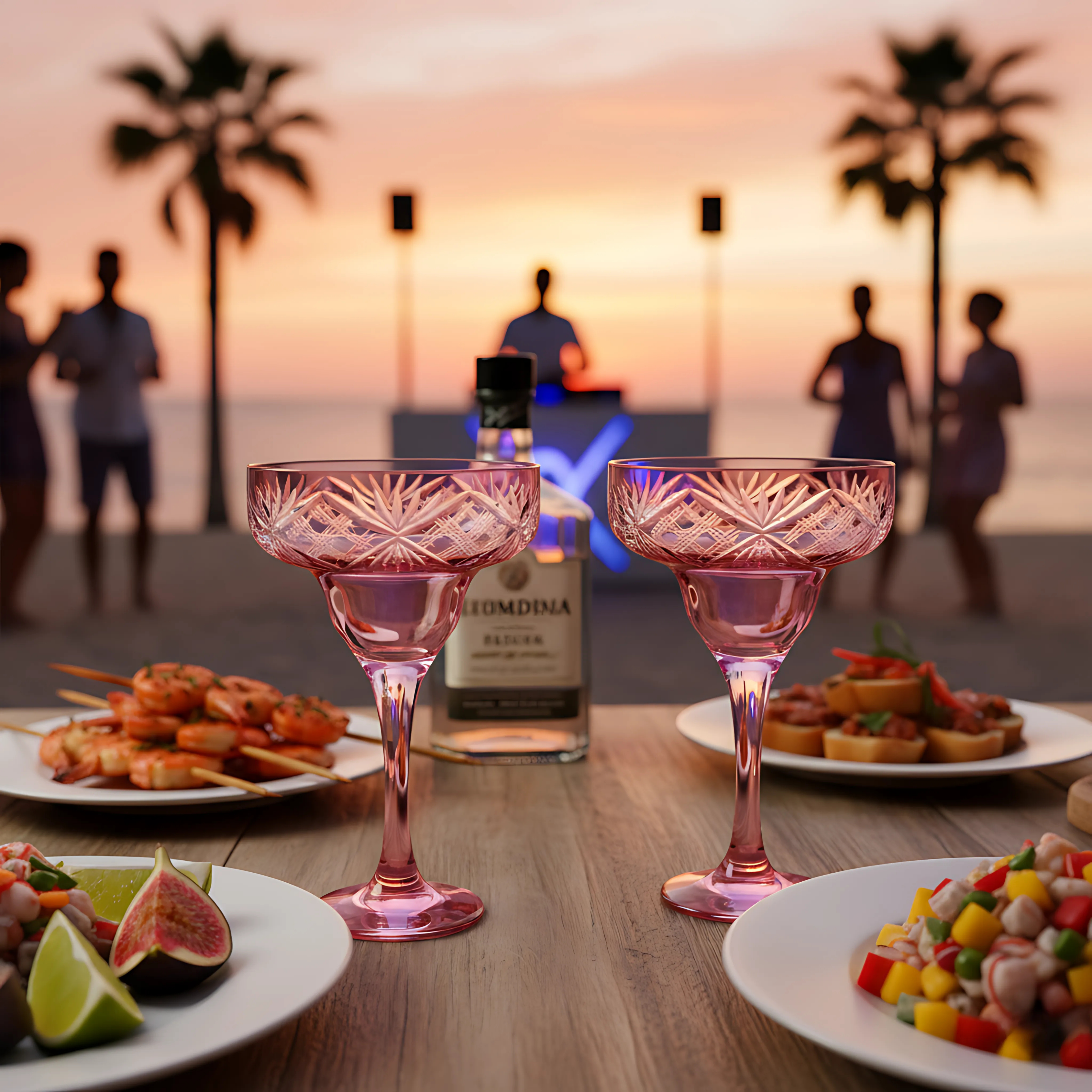 Éclat Kup Ayaklı Kadeh - Margerie Crystal