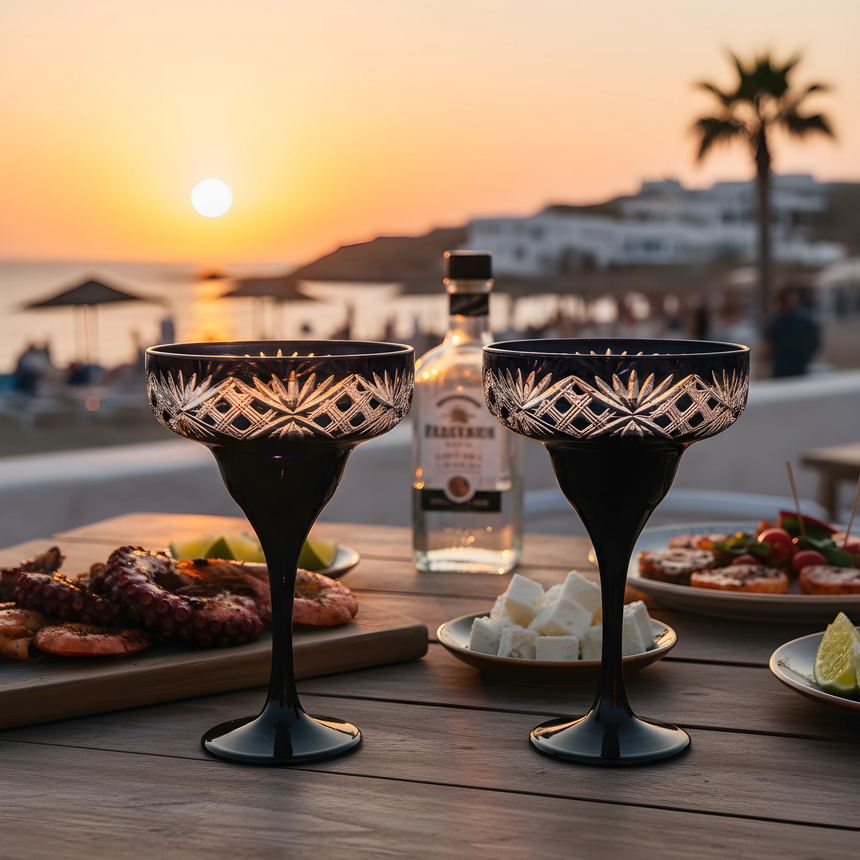 Éclat Kup Ayaklı Kadeh - Margerie Crystal