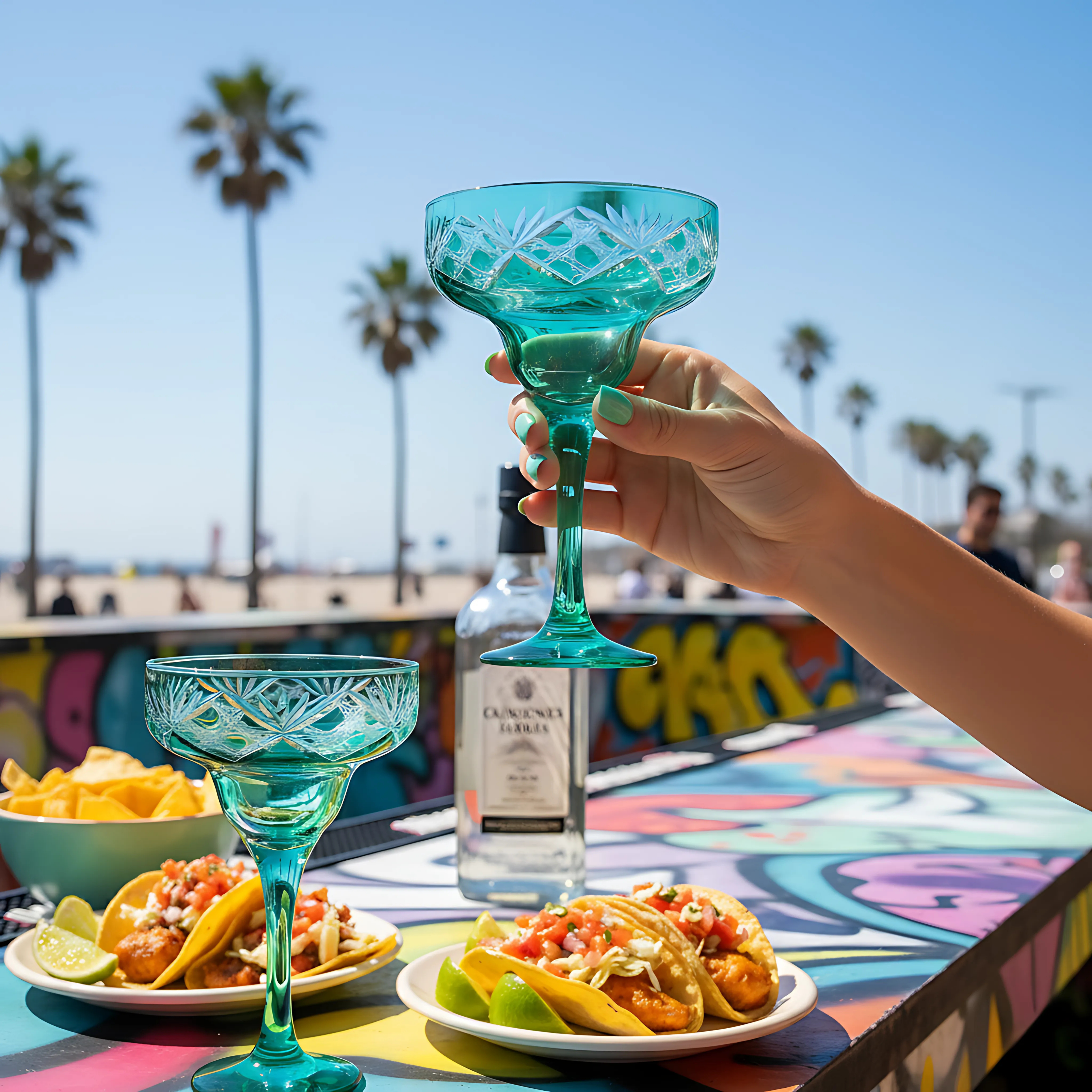 Éclat Kup Ayaklı Kadeh - Margerie Crystal