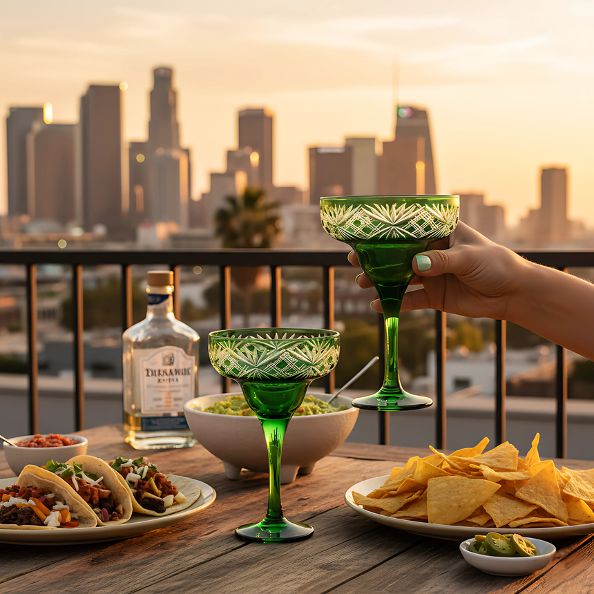 Éclat Kup Ayaklı Kadeh - Margerie Crystal