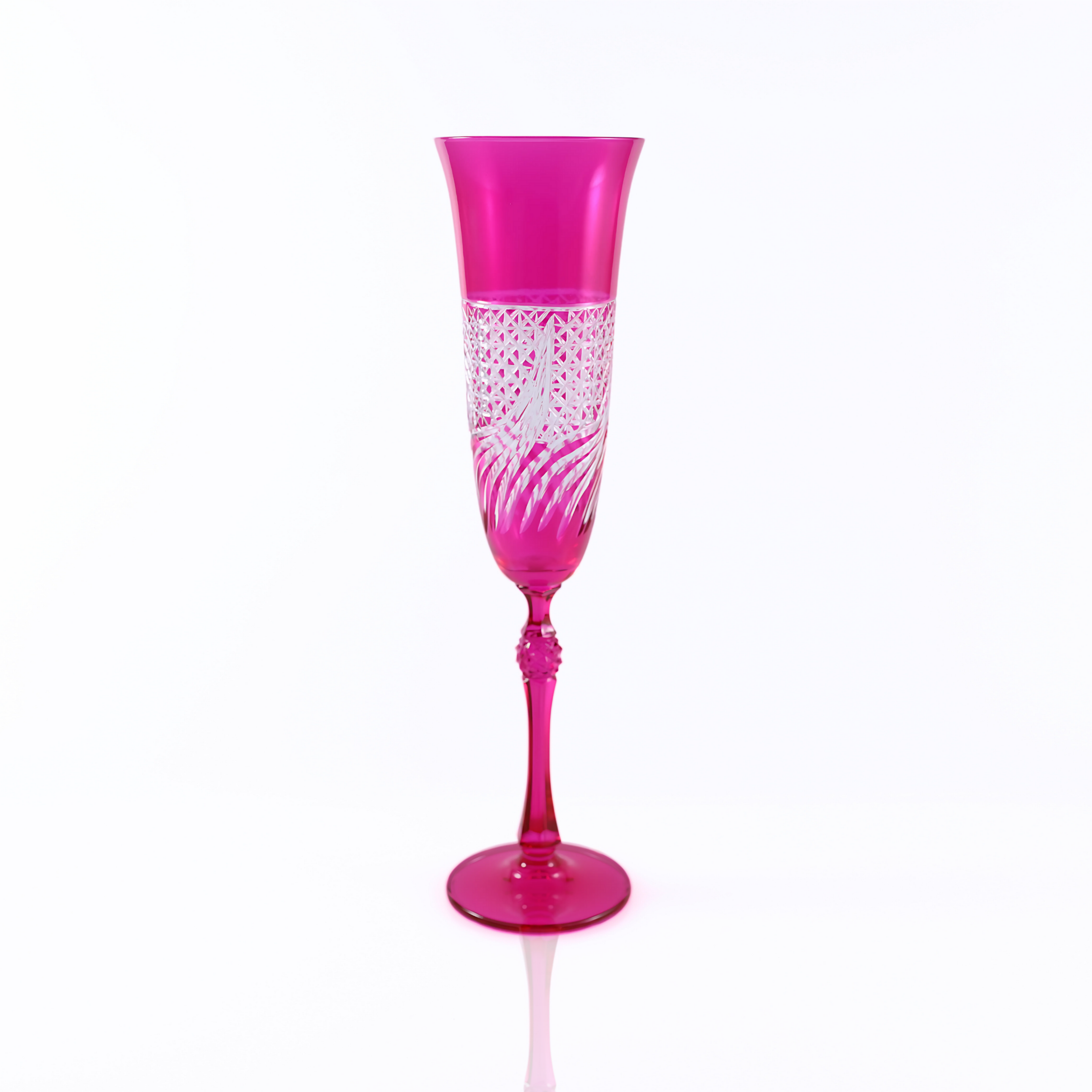 Aurora Kristal Flüt Kadeh - Margerie Crystal