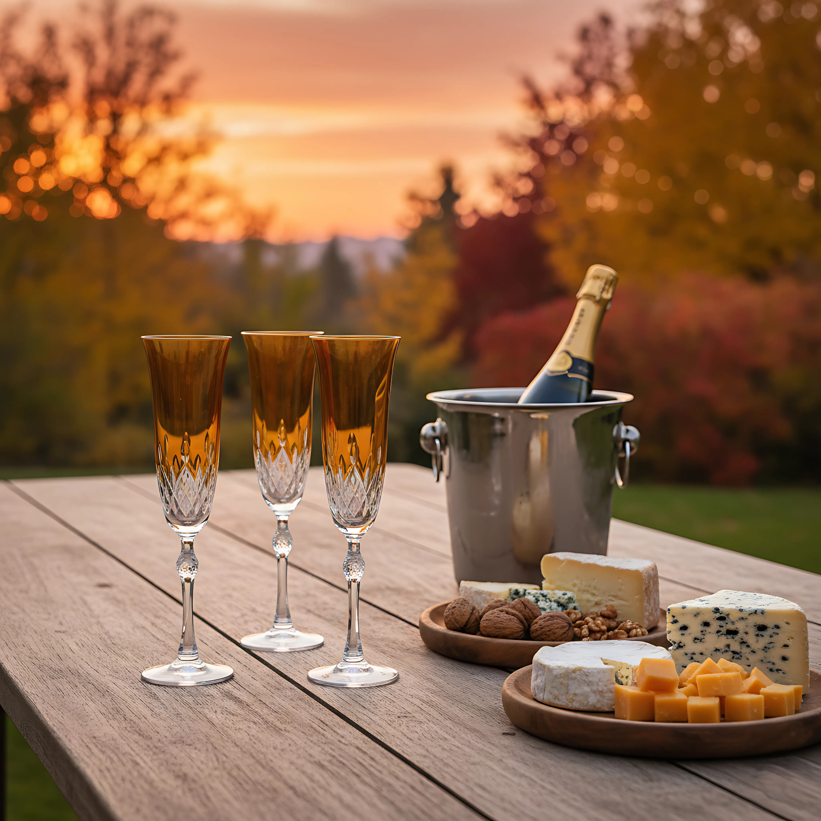 Aria Kristal Flüt Kadeh - Margerie Crystal