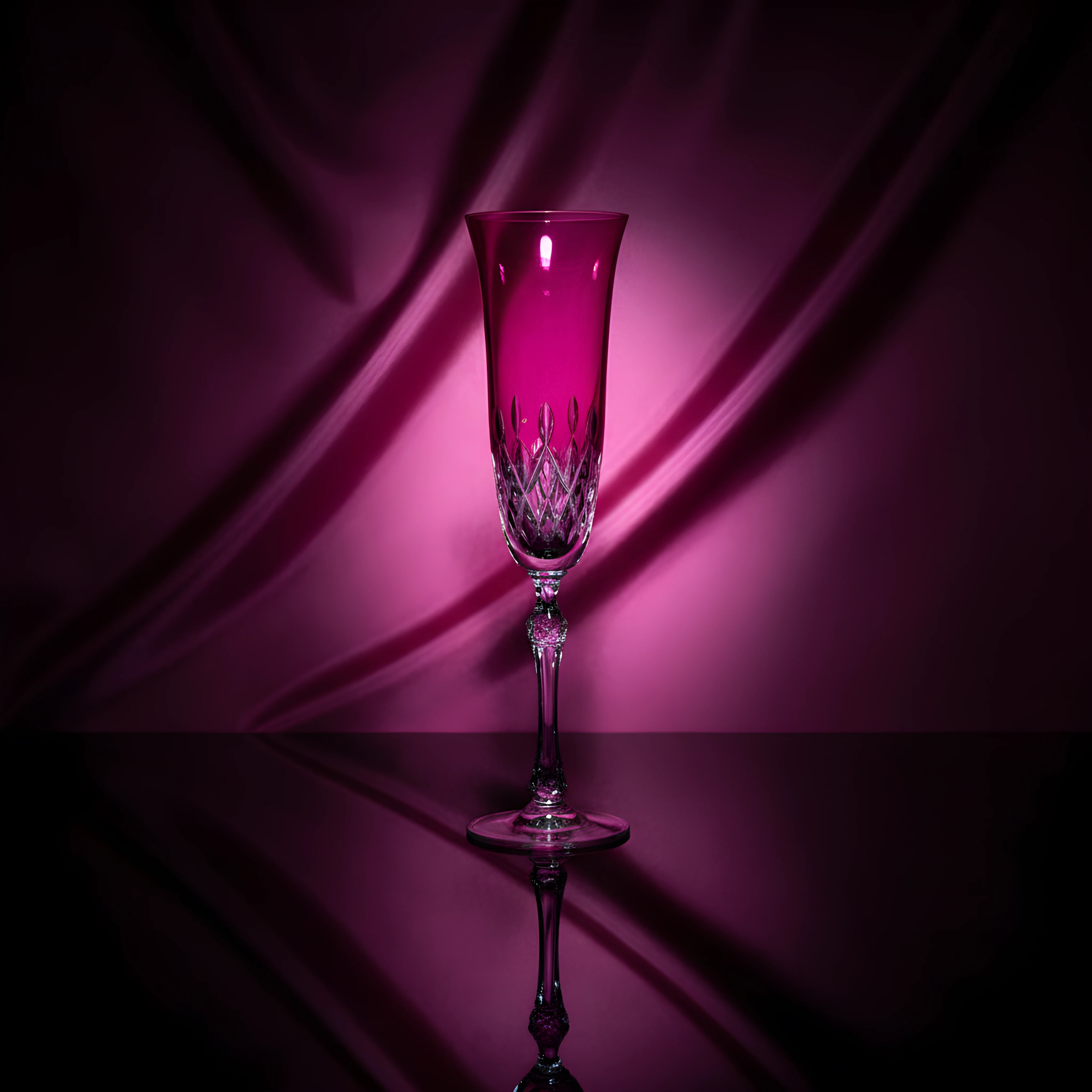 Aria Kristal Flüt Kadeh - Margerie Crystal