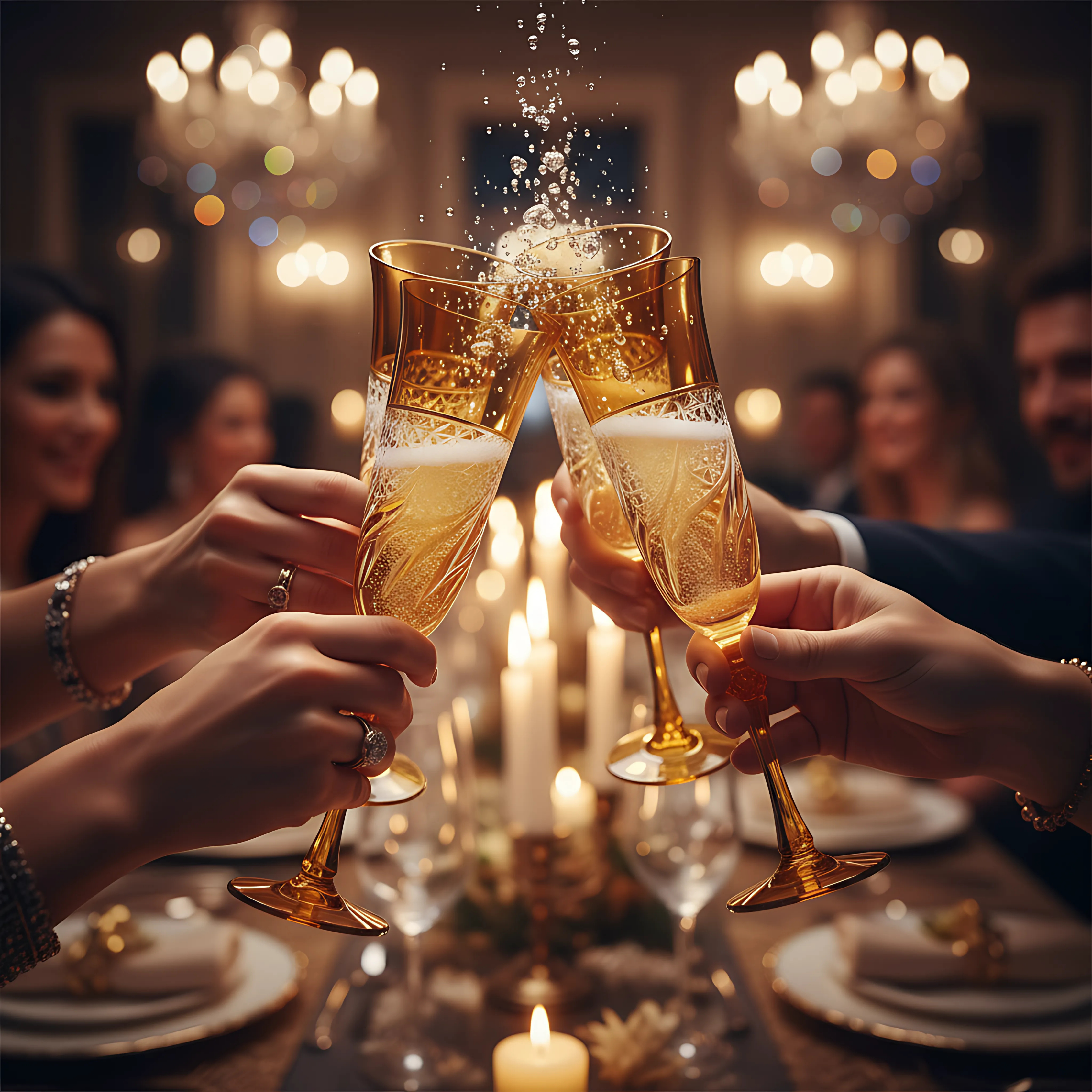 Aurora Kristal Flüt Kadeh - Margerie Crystal