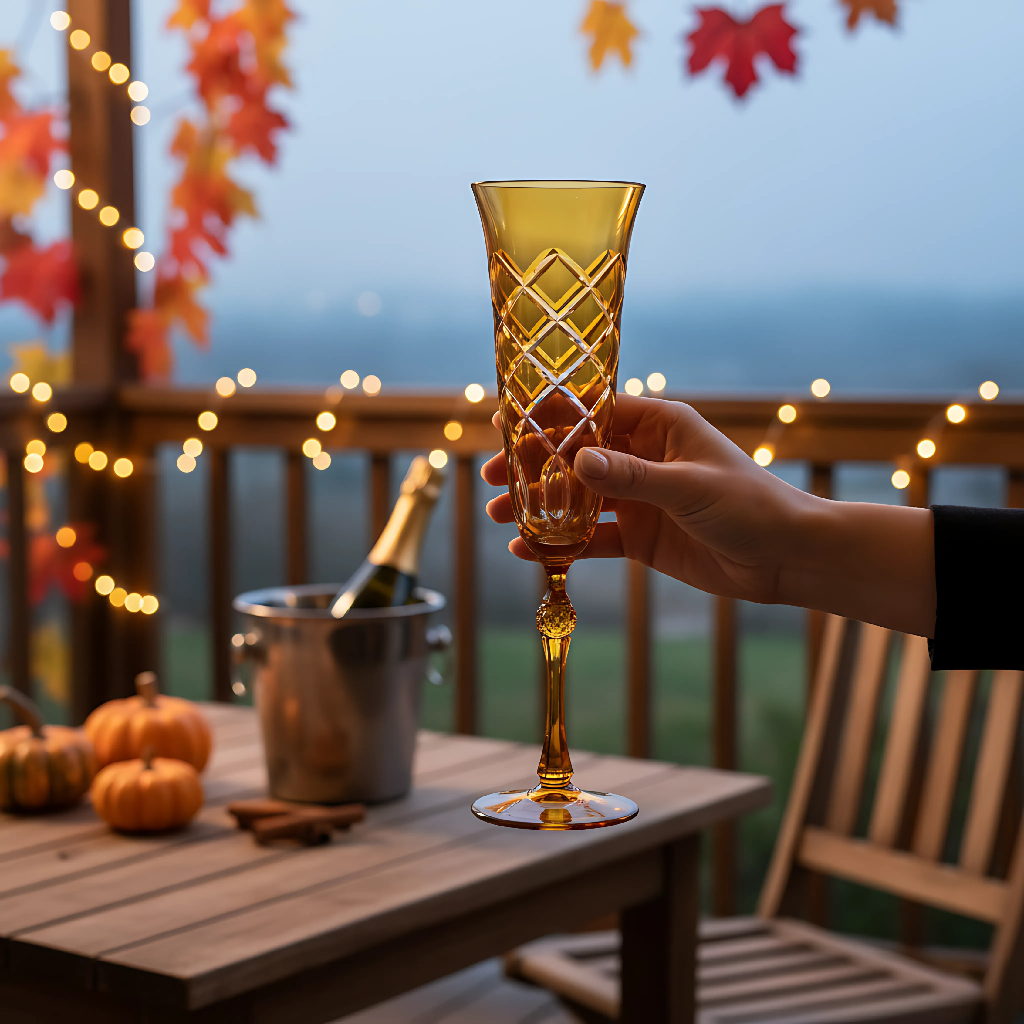 Heritage Kristal Flüt Kadeh - Margerie Crystal