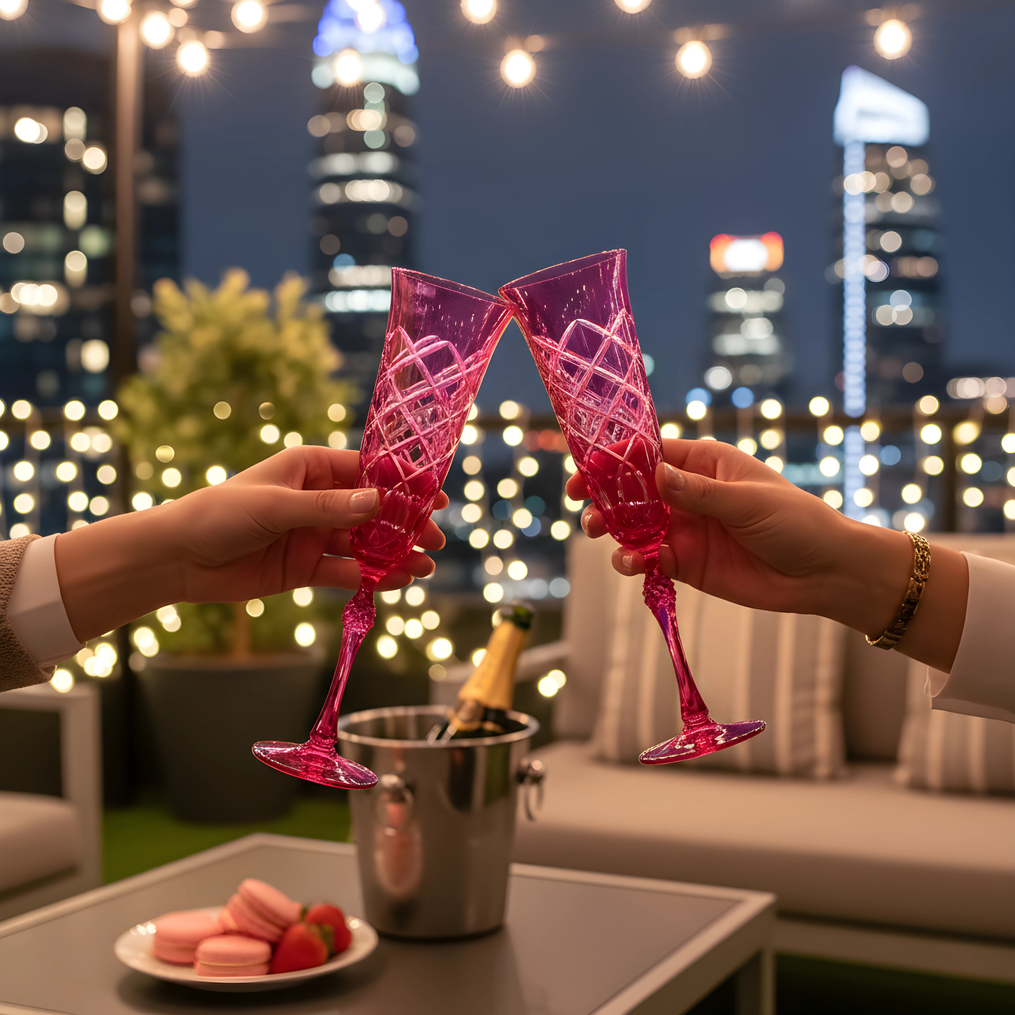 Heritage Kristal Flüt Kadeh - Margerie Crystal