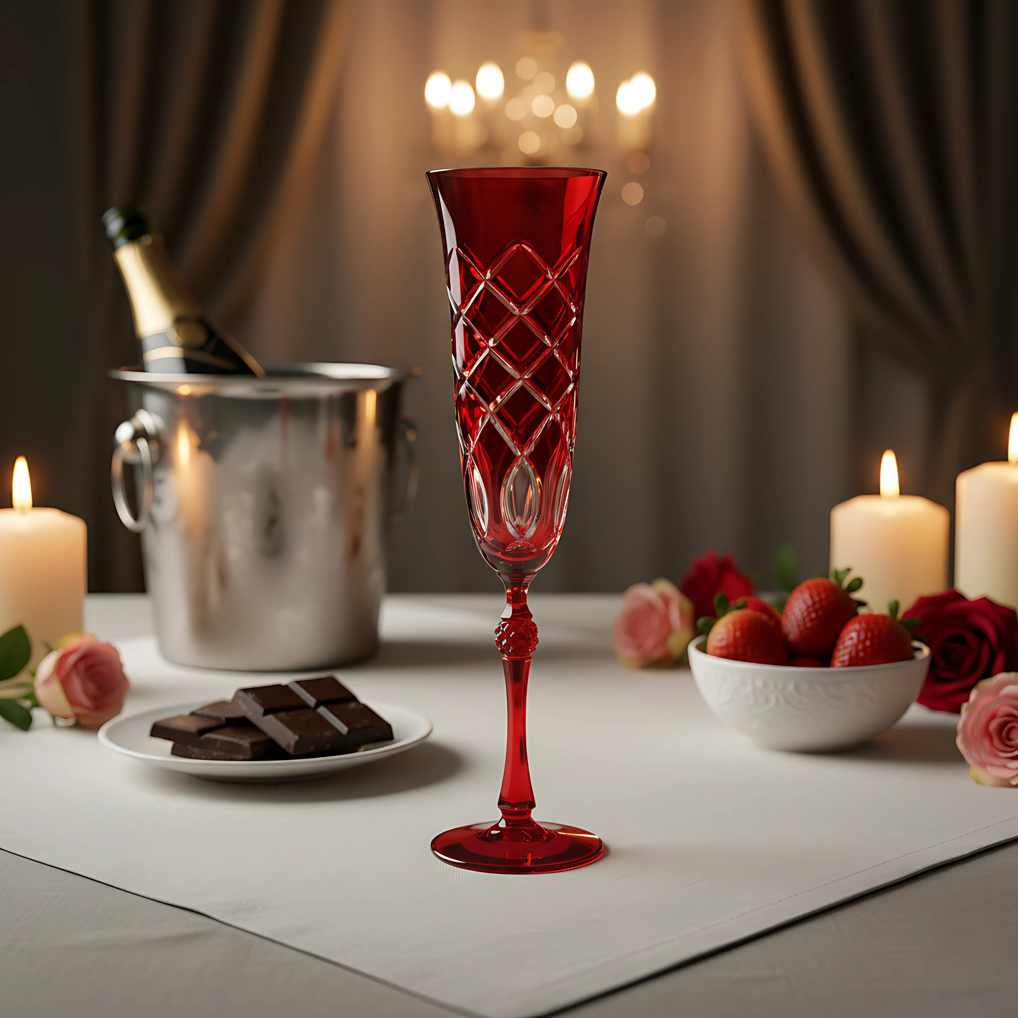 Heritage Kristal Flüt Kadeh - Margerie Crystal