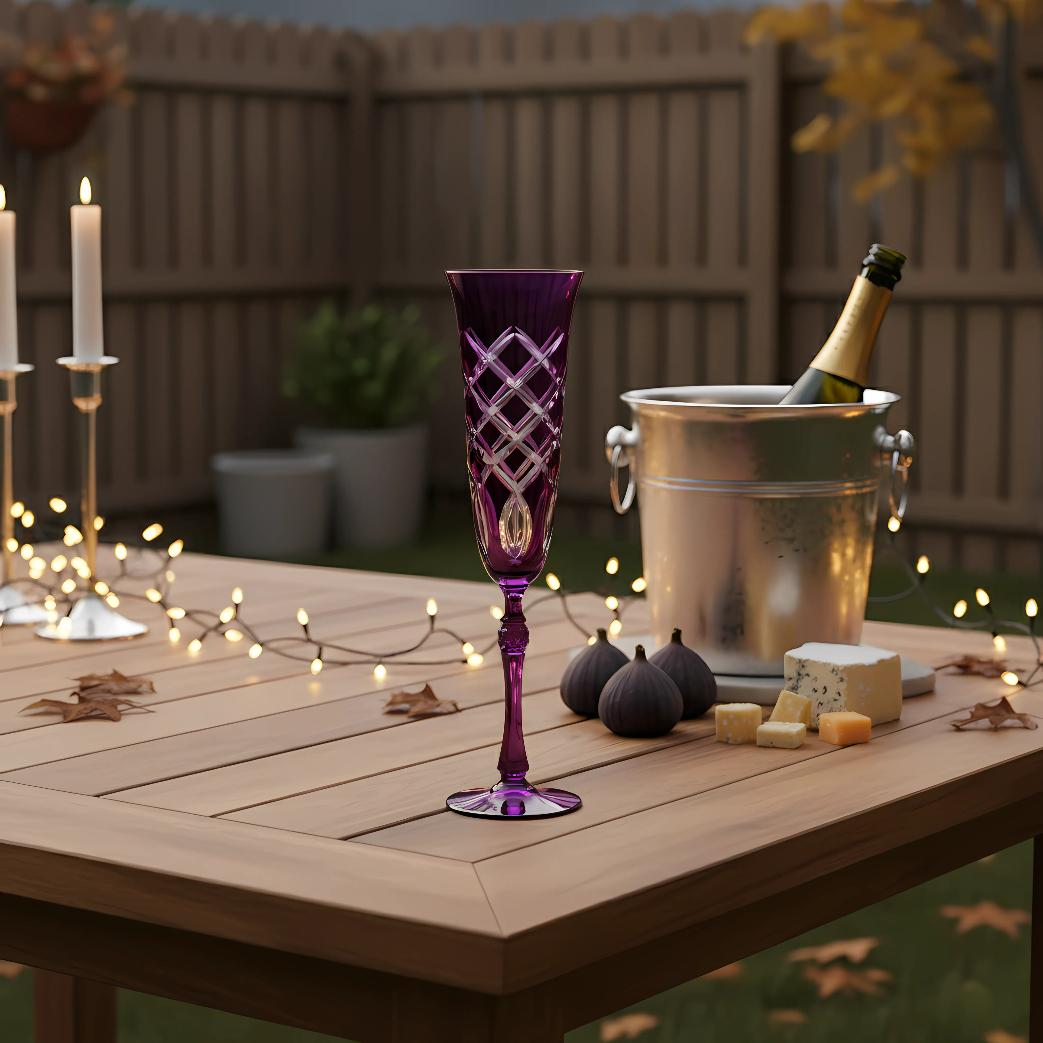 Heritage Kristal Flüt Kadeh - Margerie Crystal