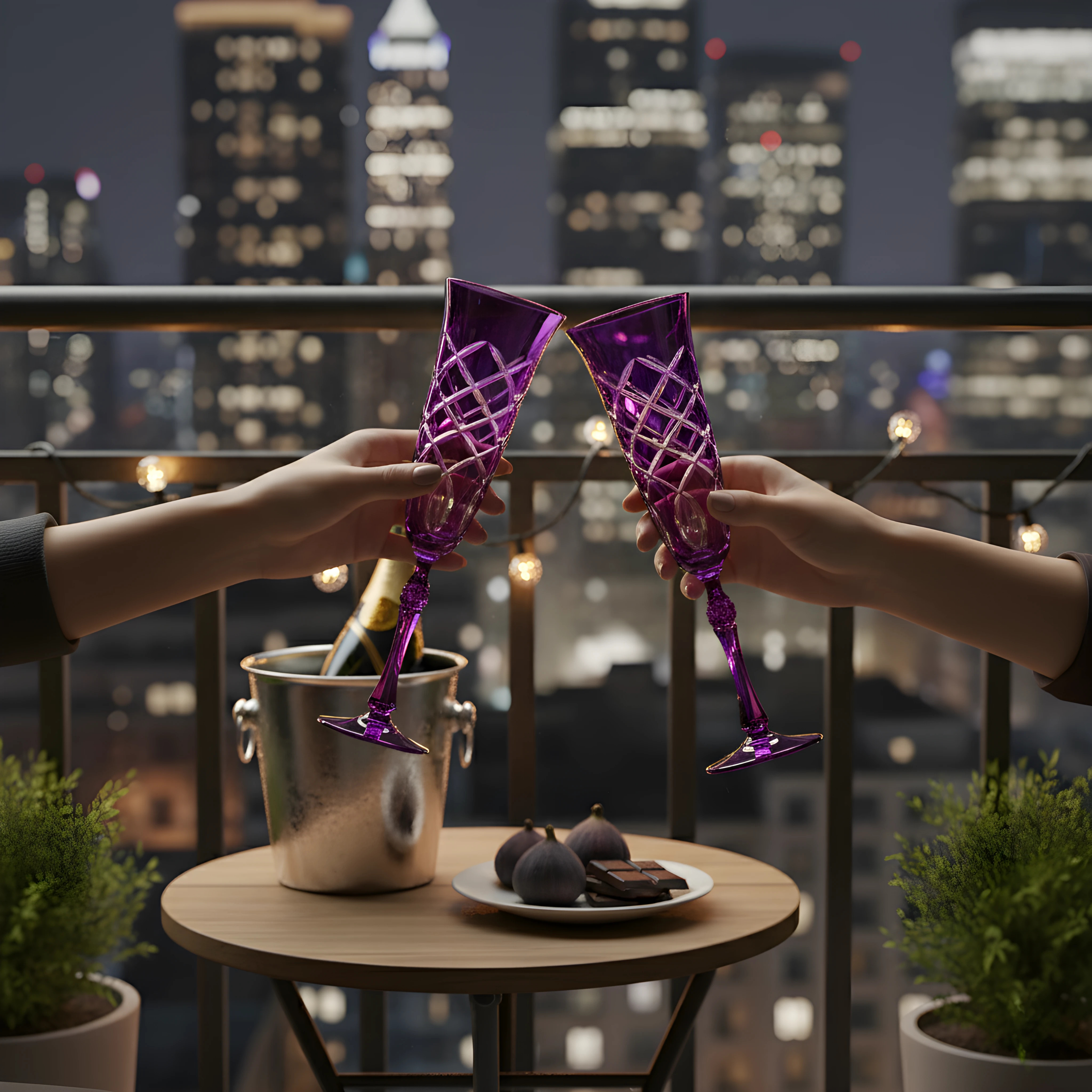 Heritage Kristal Flüt Kadeh - Margerie Crystal