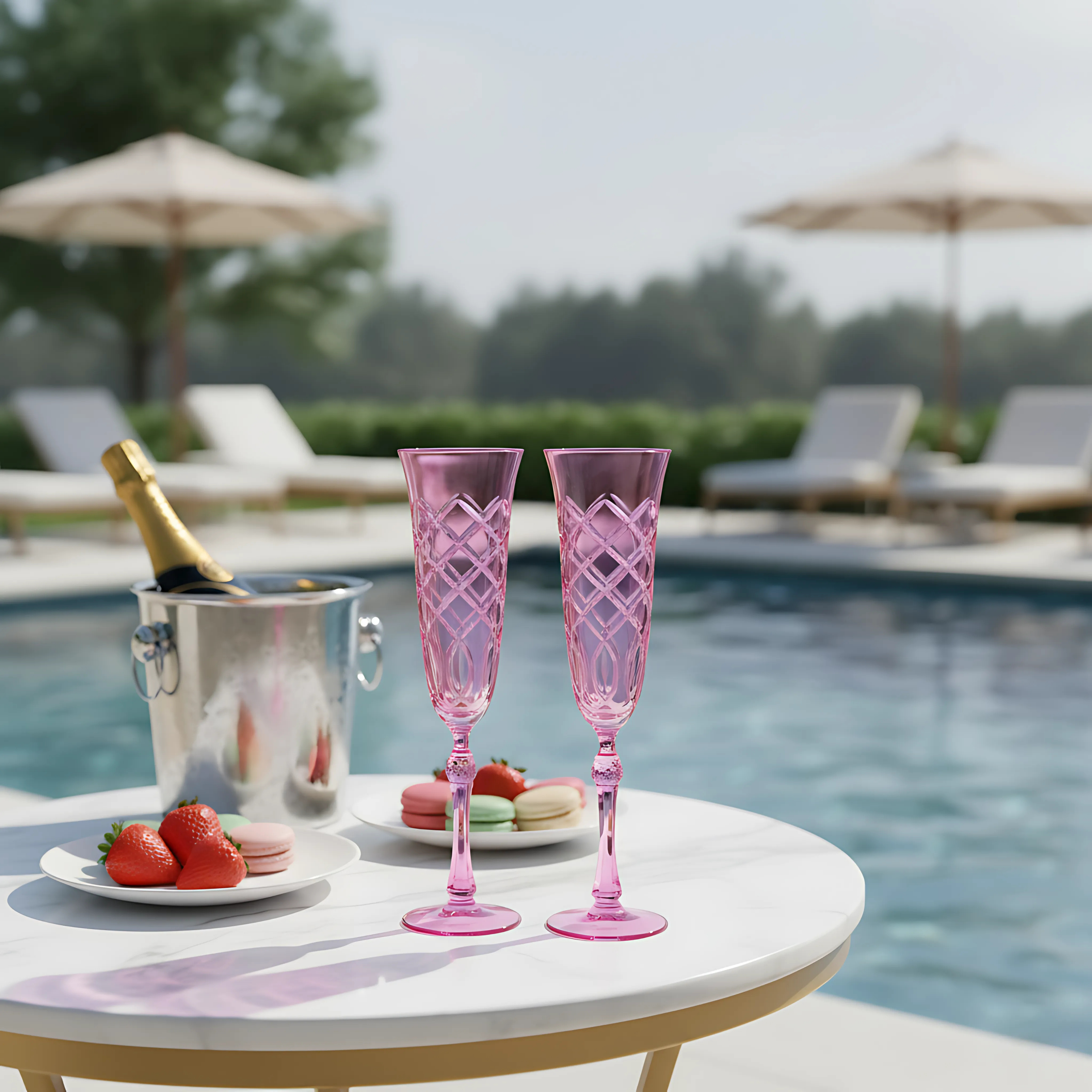 Heritage Kristal Flüt Kadeh - Margerie Crystal