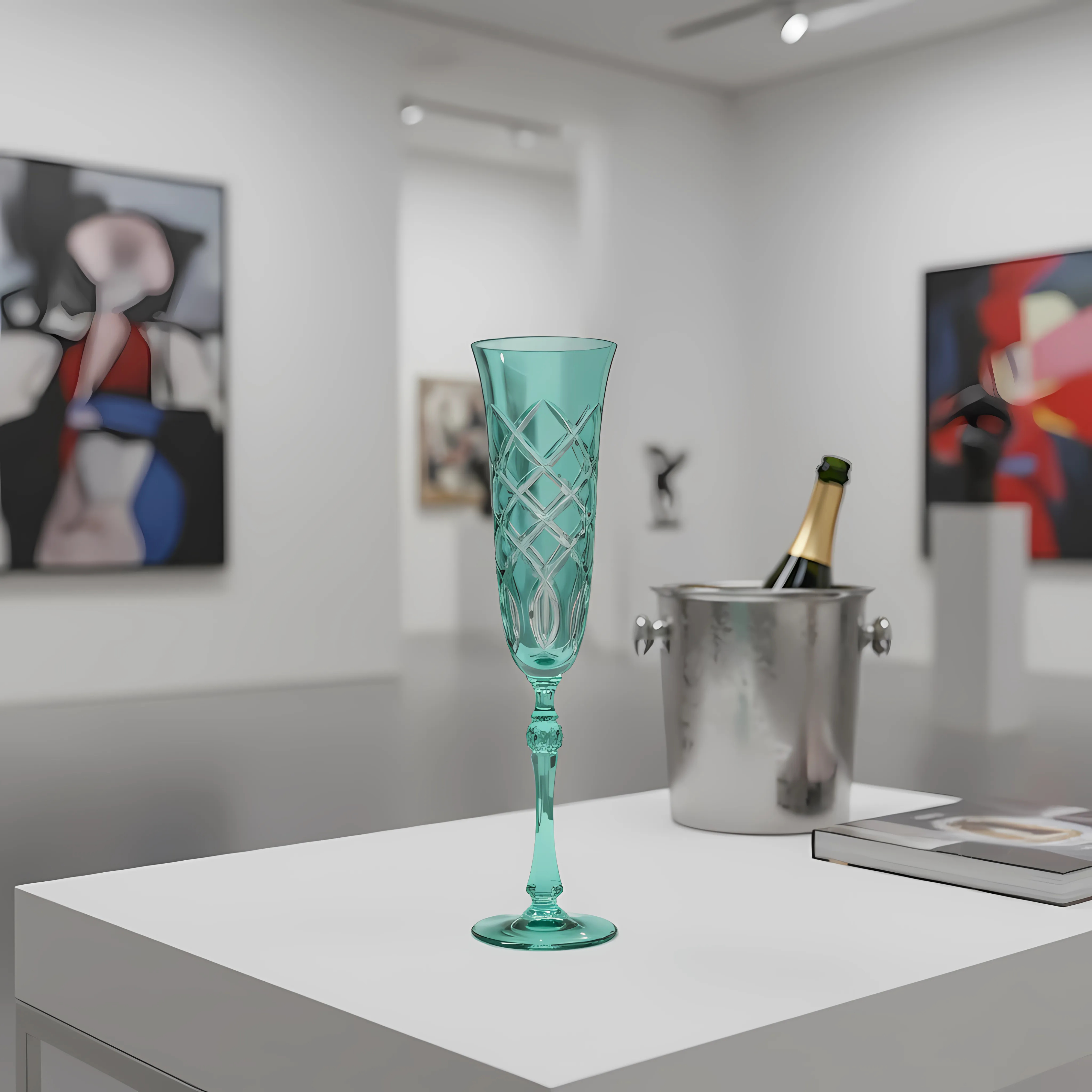 Heritage Kristal Flüt Kadeh - Margerie Crystal