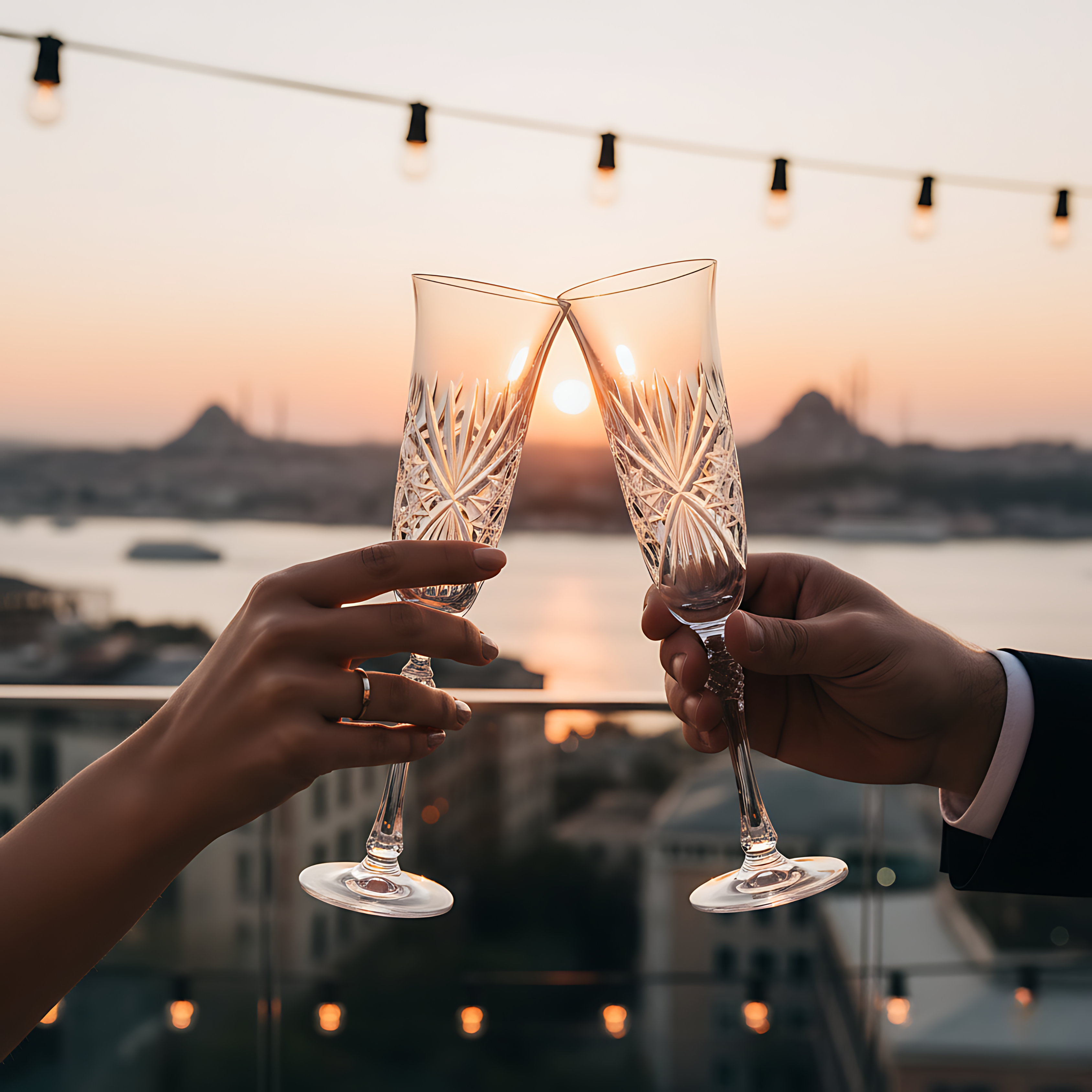 Éclat Kristal Flüt Kadeh - Margerie Crystal