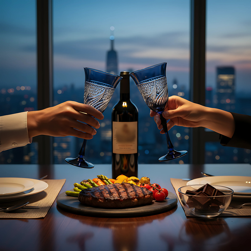 Aurora Kristal Kadeh - Margerie Crystal