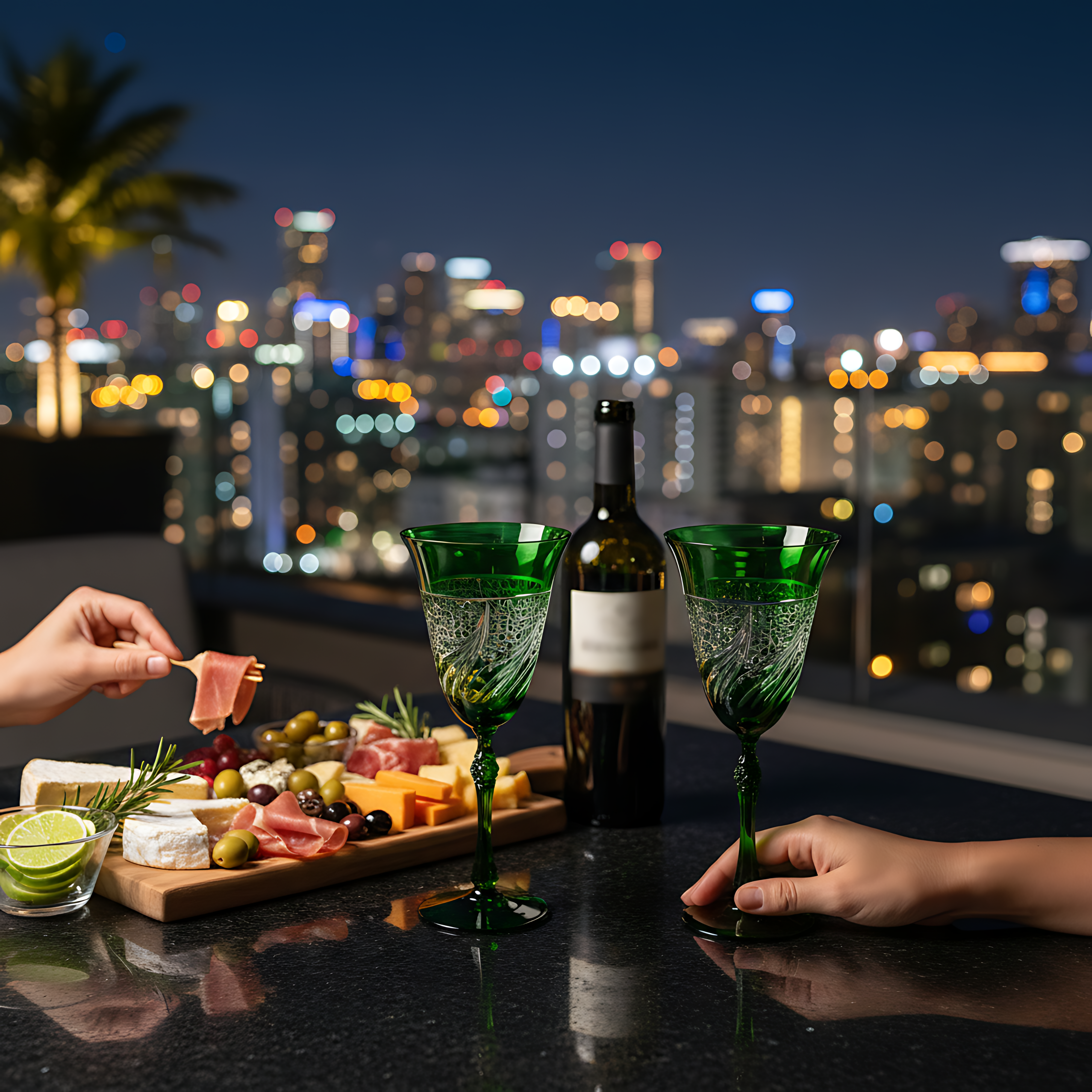 Aurora Kristal Kadeh - Margerie Crystal