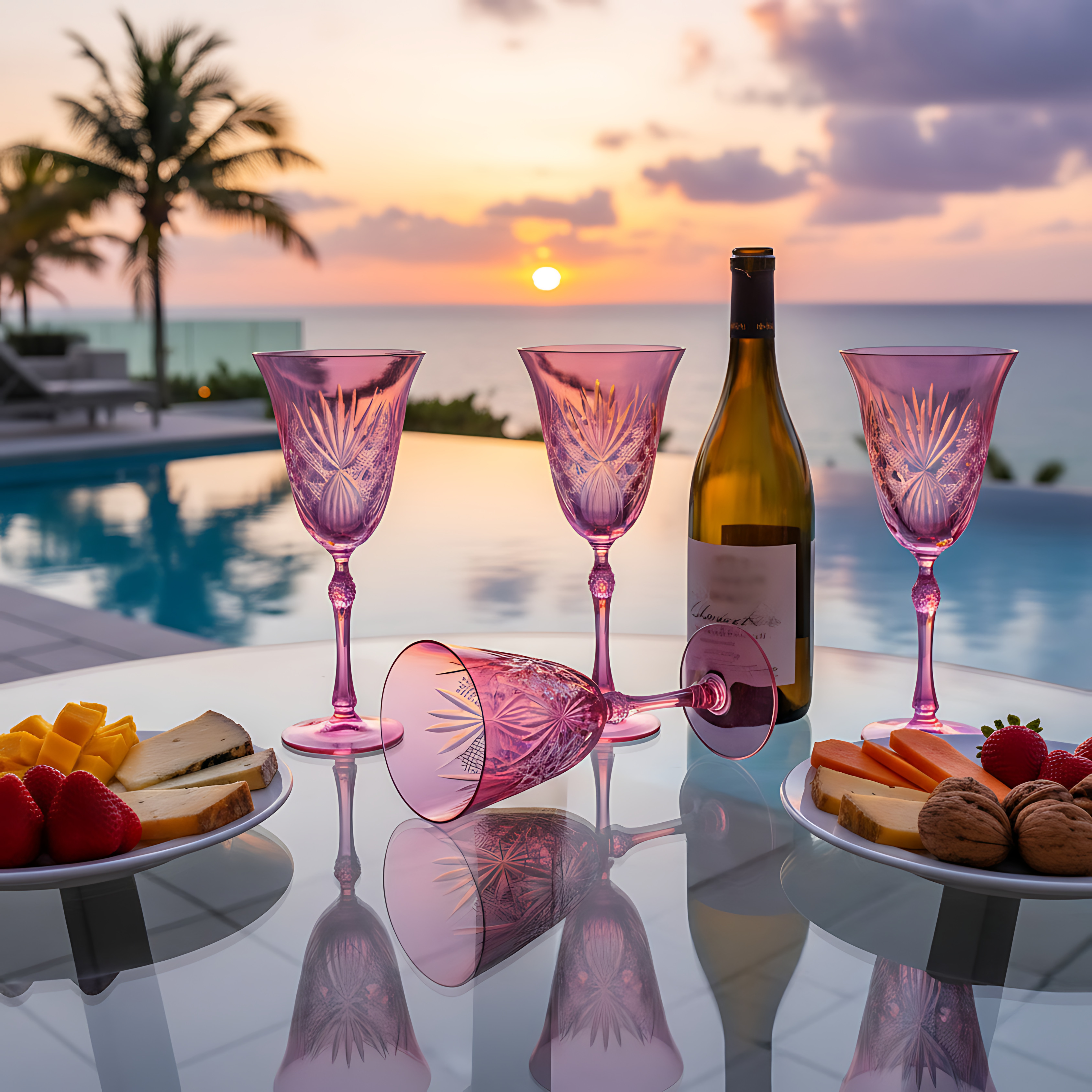 Éclat Kristal Kadeh - Margerie Crystal