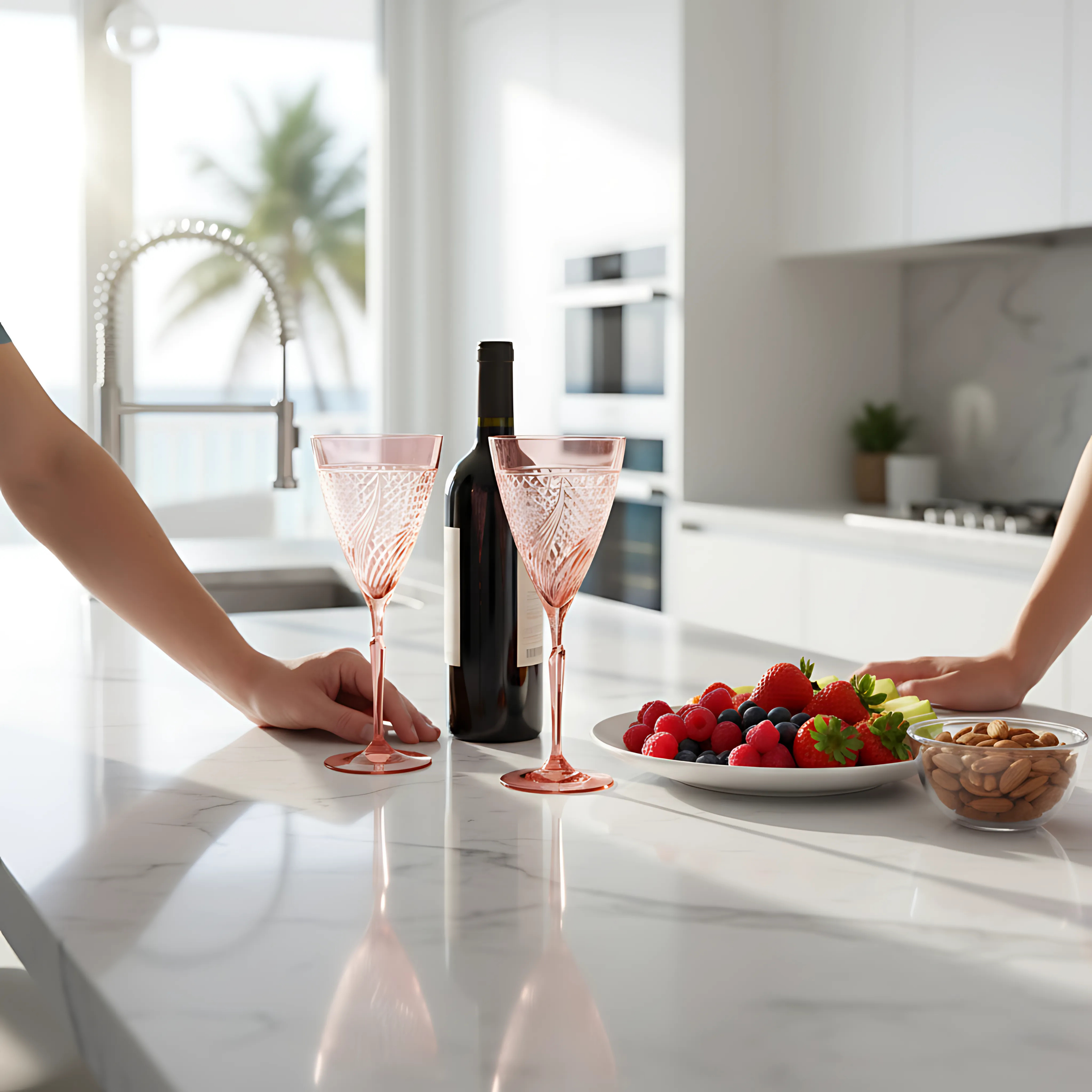 Aurora Kristal Kadeh - Margerie Crystal