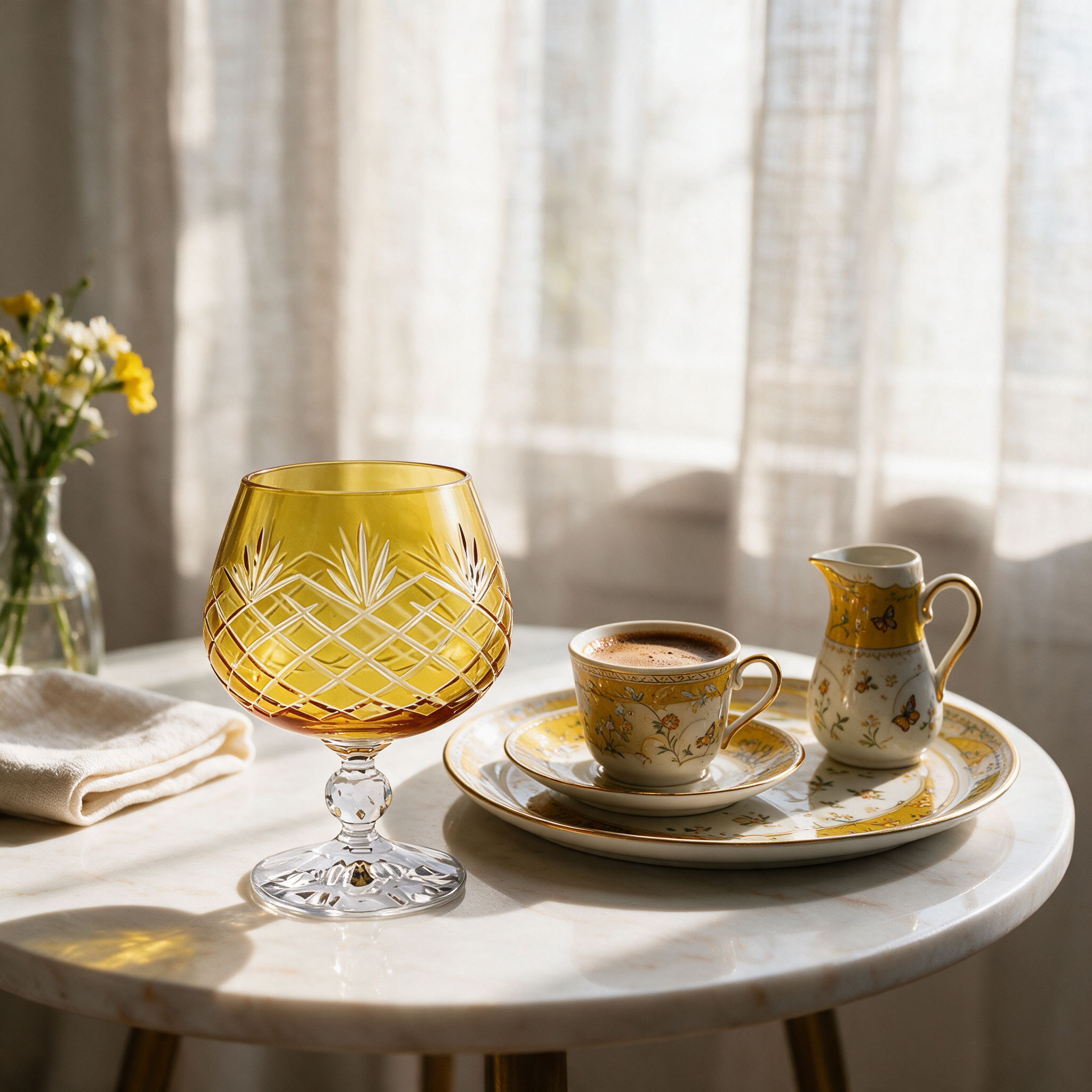 Bohemia Crystal Ara Kahve Yanı Su Bardağı 250cc