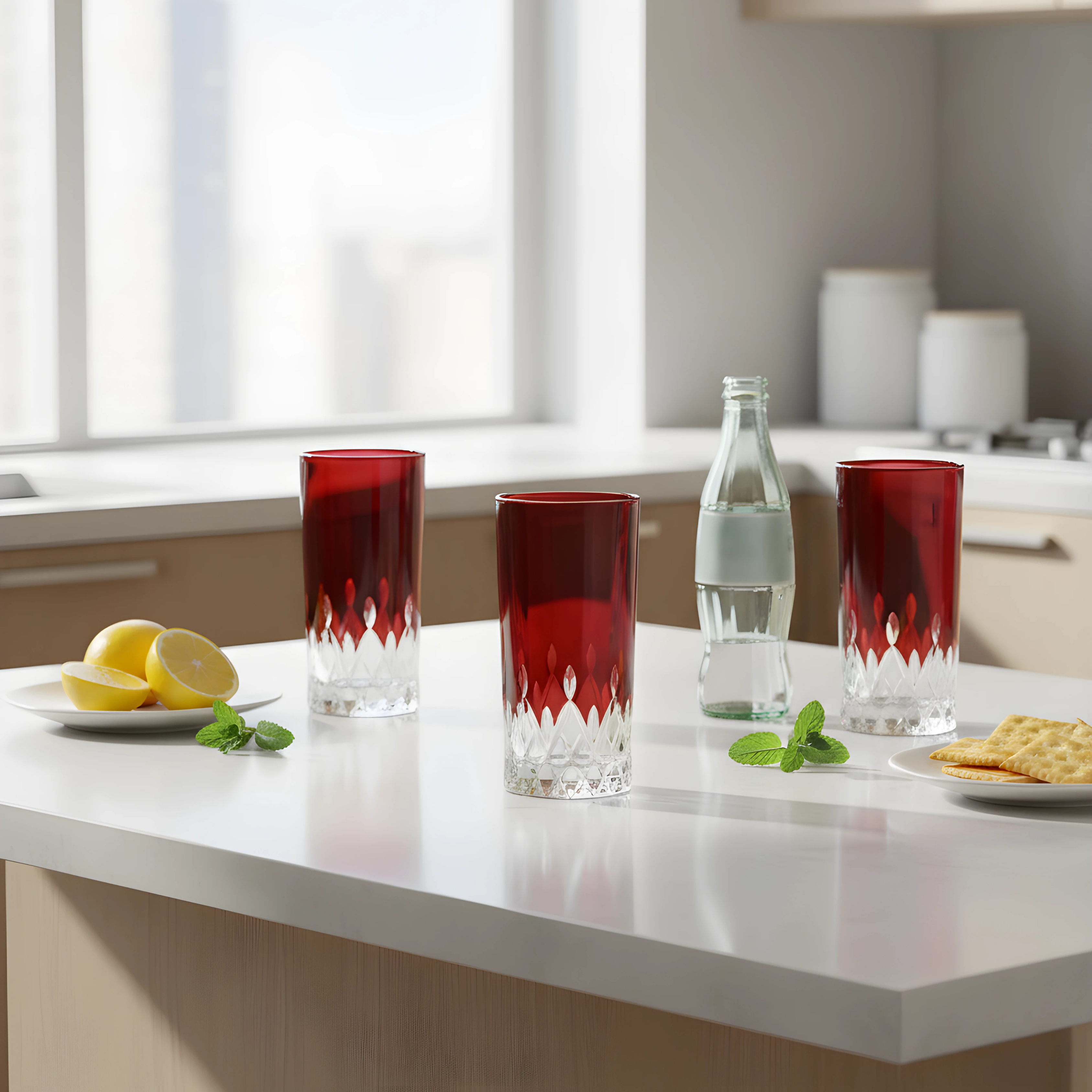 Aria Cam Uzun Su Bardağı - Margerie Crystal