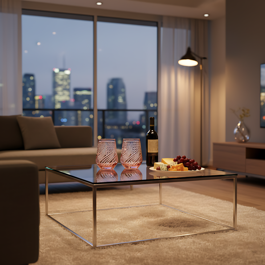 Aurora Cam Su Bardağı - Margerie Crystal