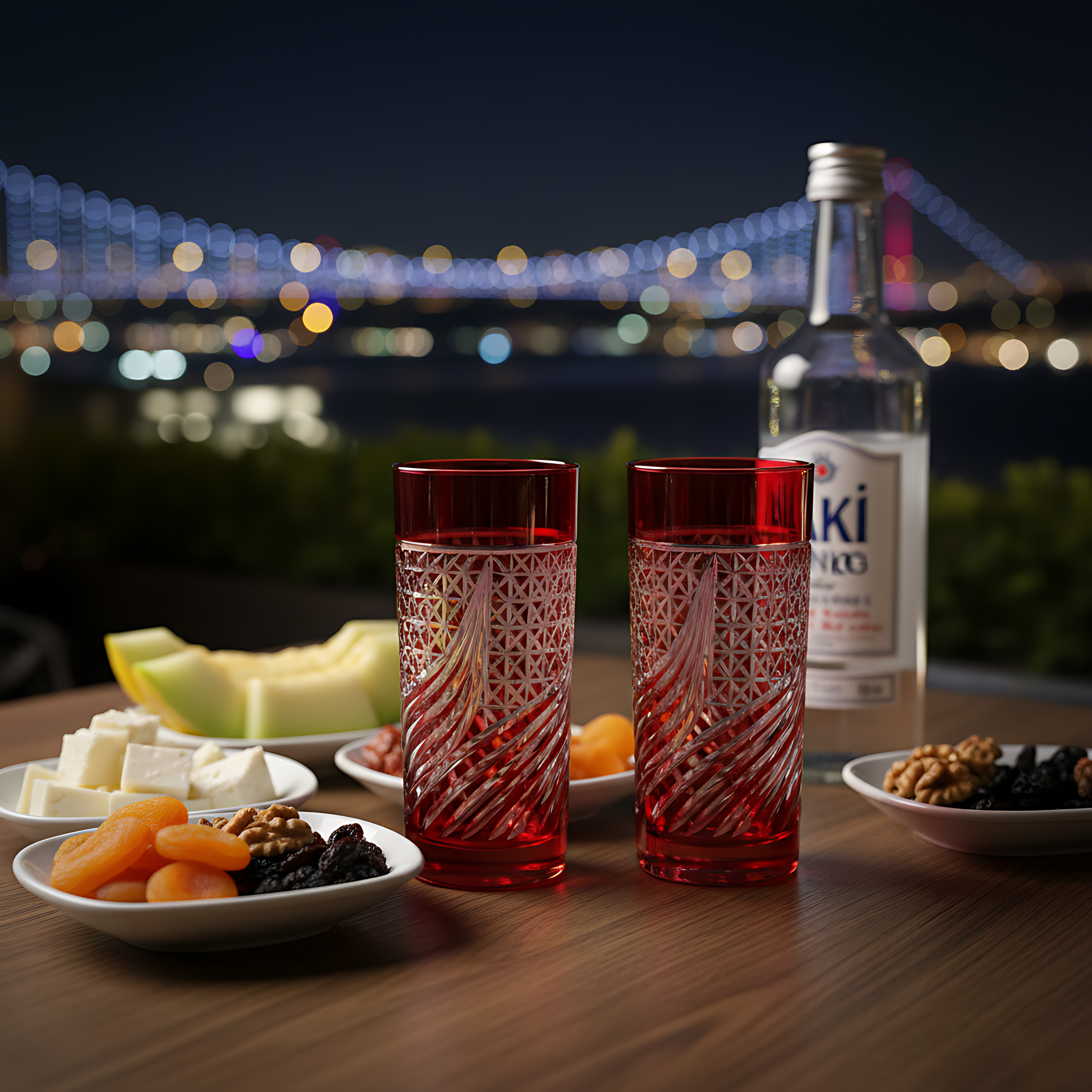 Aurora Cam Uzun Su Bardağı - Margerie Crystal