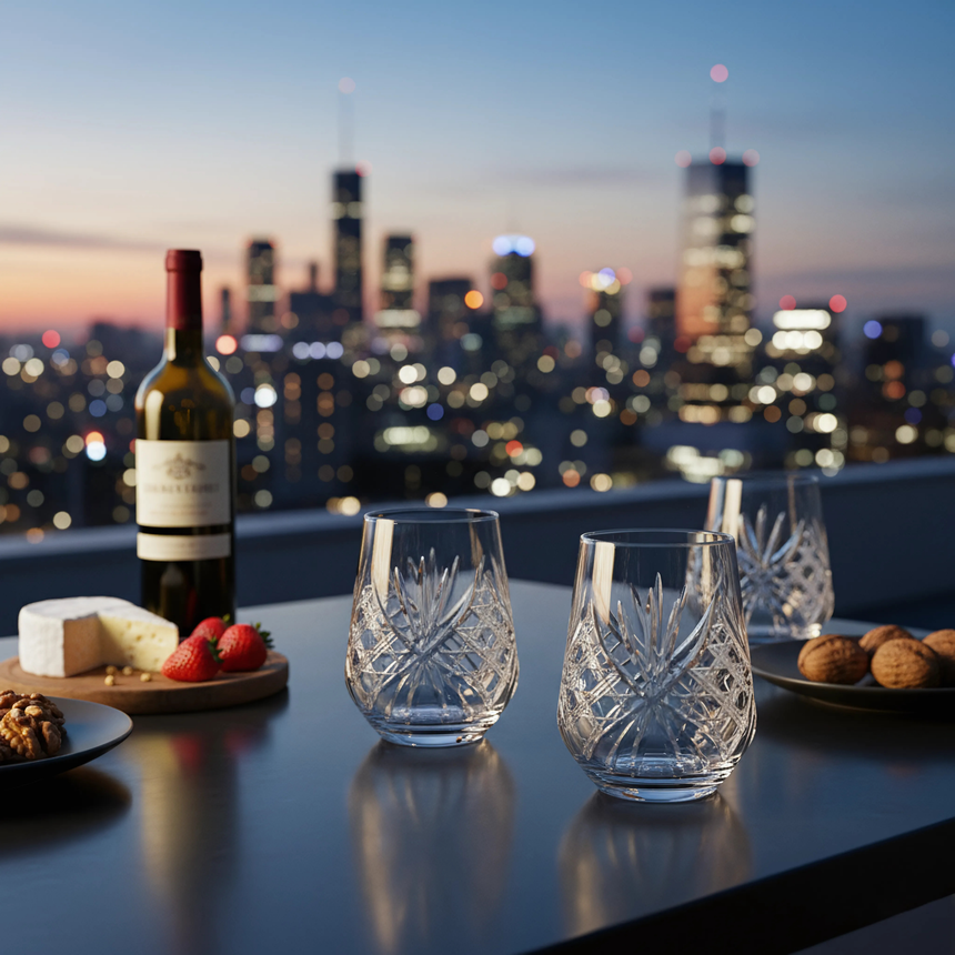 Éclat Cam Su Bardağı - Margerie Crystal