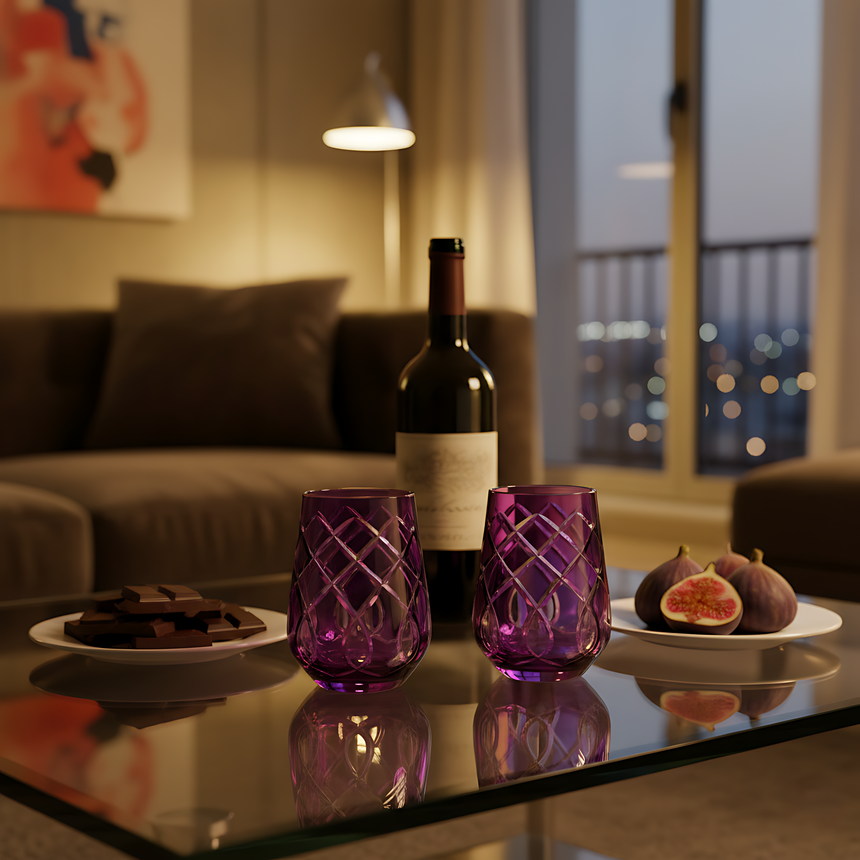 Heritage Cam Su Bardağı - Margerie Crystal