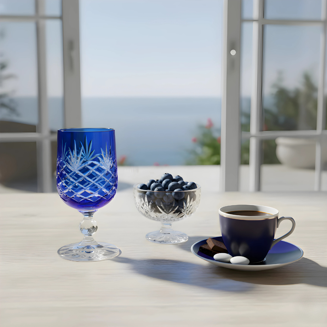 Bohemia Crystal Ara Kahve Yanı Su Bardağı - Margerie Crystal